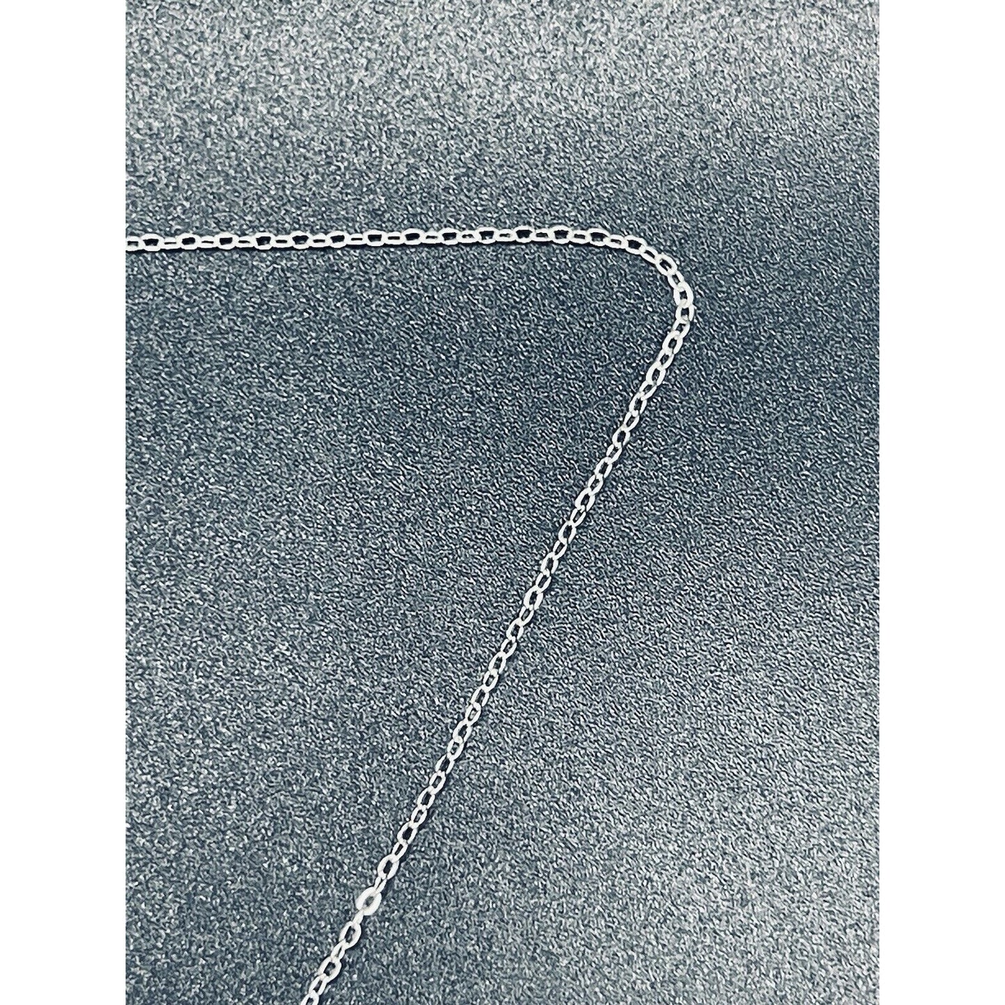 18” New Condition Sterling Silver Cross Pendant Necklace 925