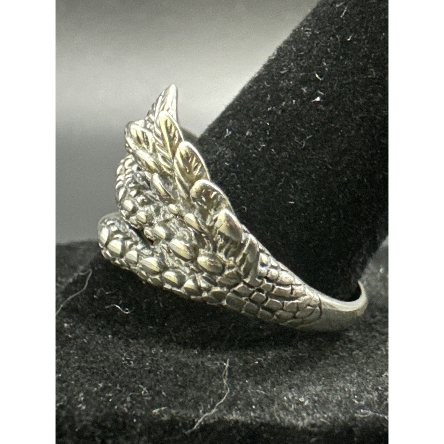 New Condition Sterling Silver Eagle Dragon Claw Ring 925 Size 10 Scarlet Witch