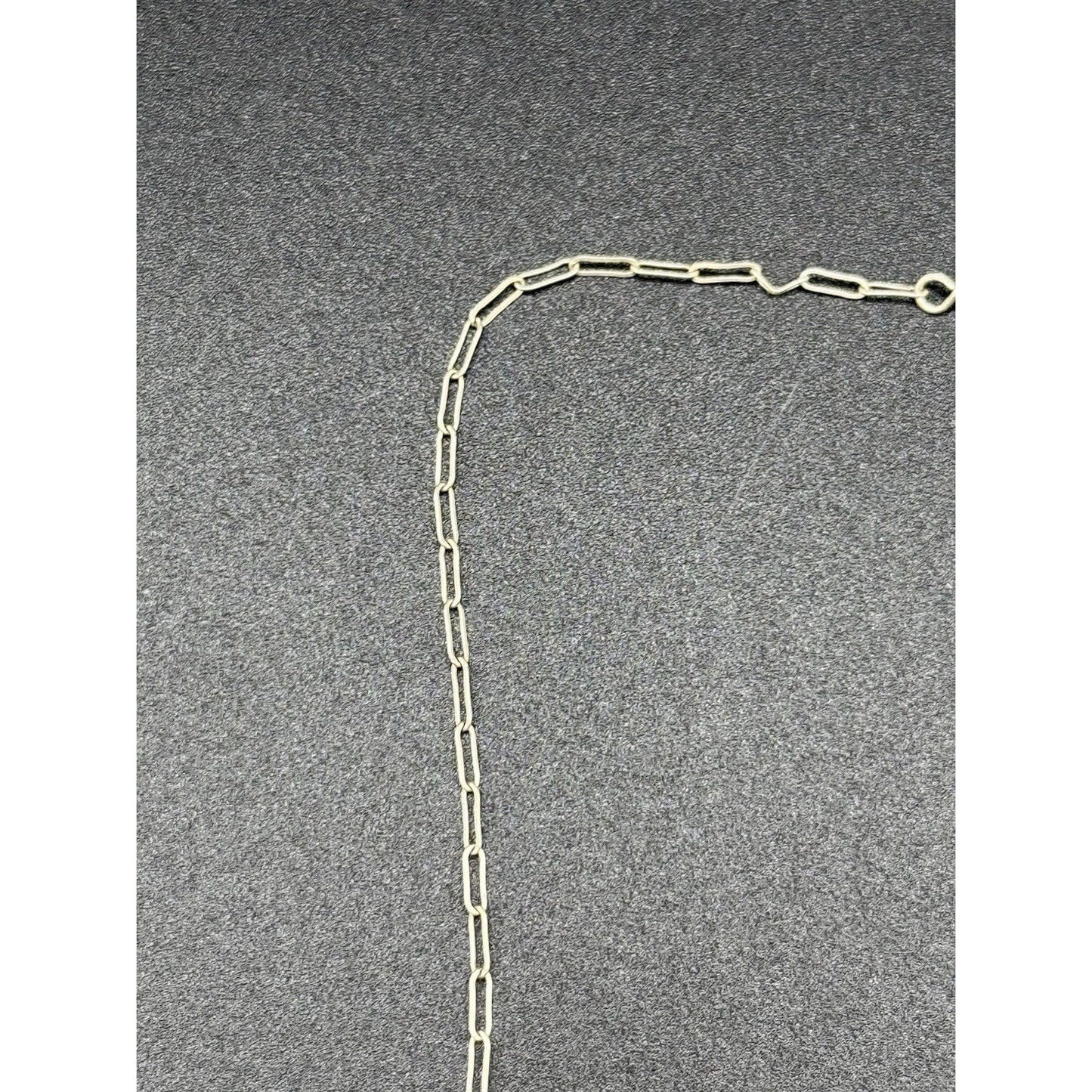 15” Sterling Silver Garnet Rondelle Necklace 925 N13