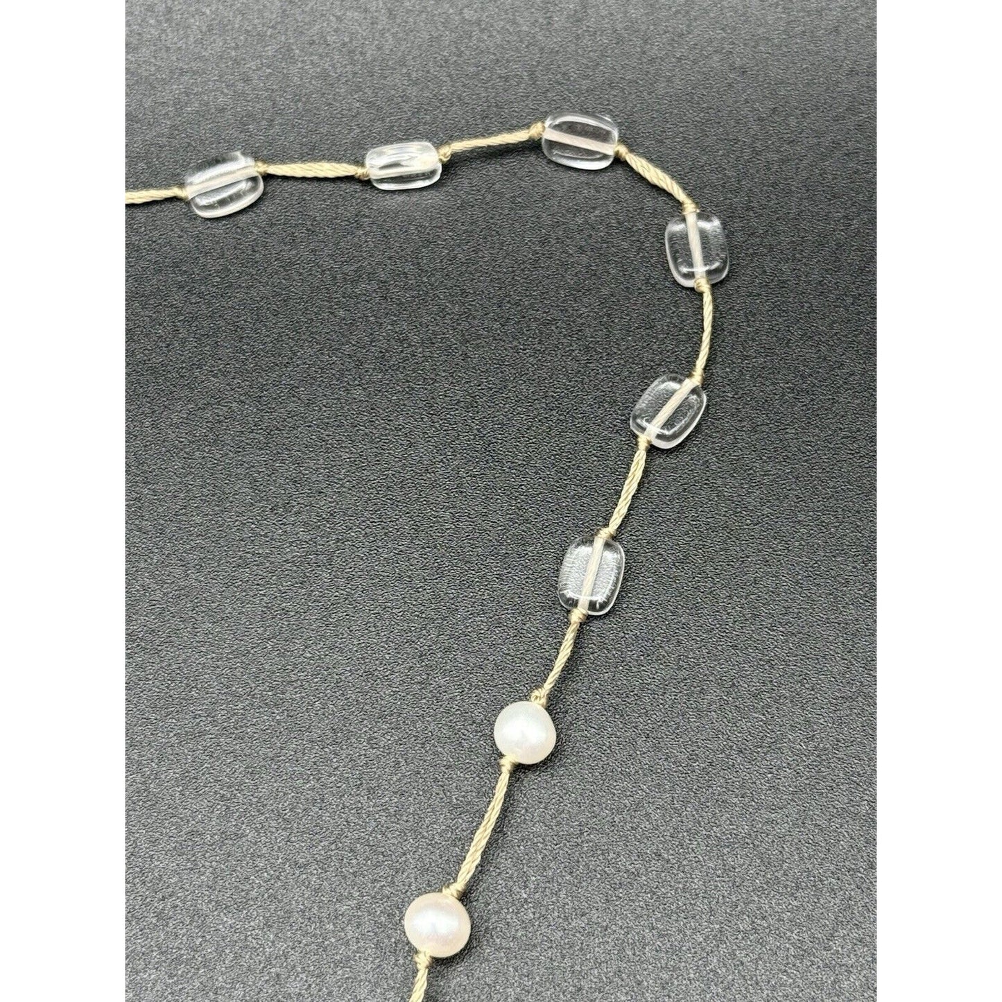 Silpada 30” Multi Gemstone Necklace Pearl Crystal N11