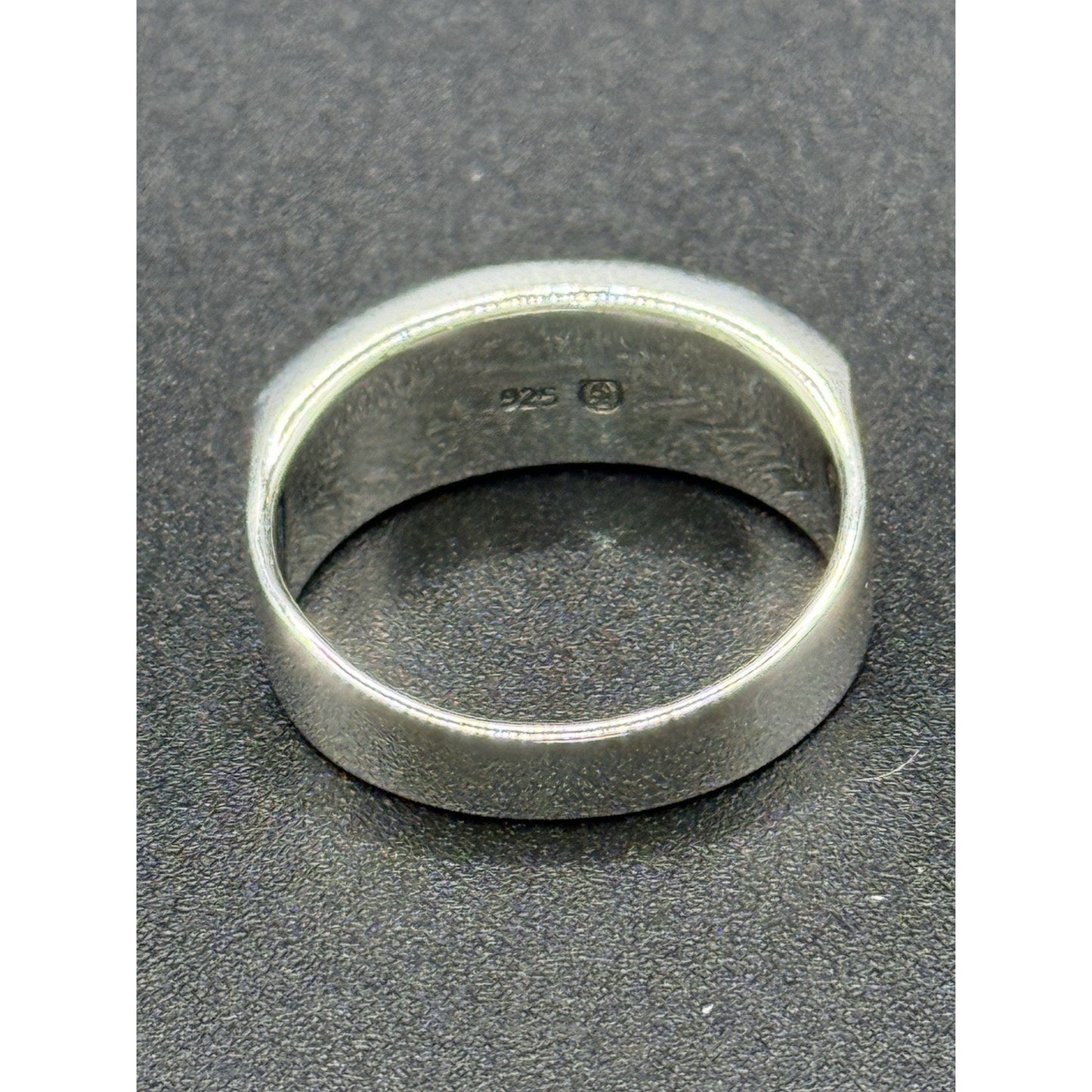 New Condition Sterling Silver Multigemstone Band Ring Size 10.00 Turquoise
