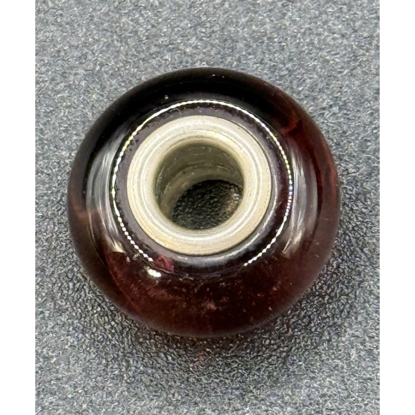 Chamilia Sterling Silver Purple Shimmering Murano Glass Charm P19