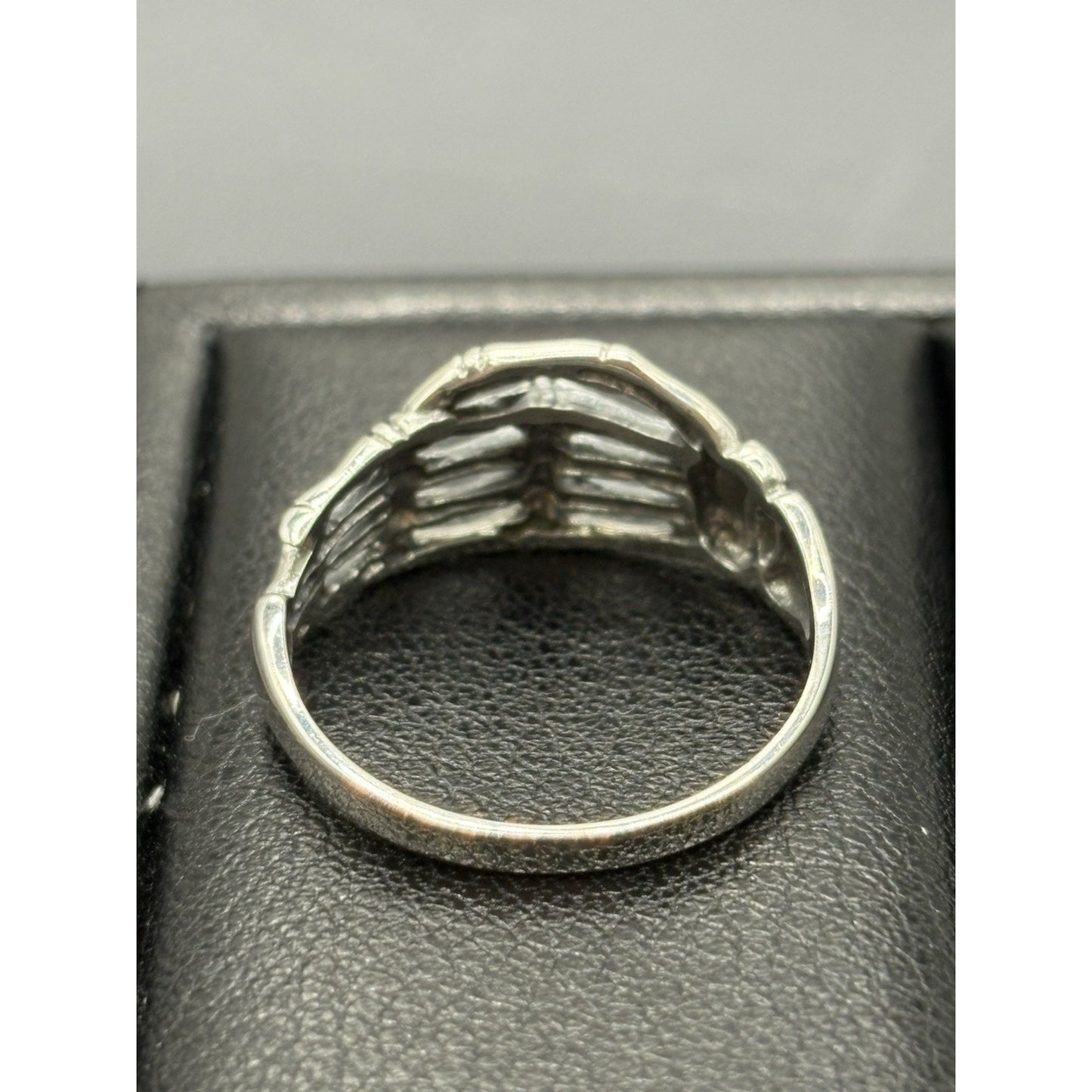 New Condition Sterling Silver Skeleton Hands Size 7