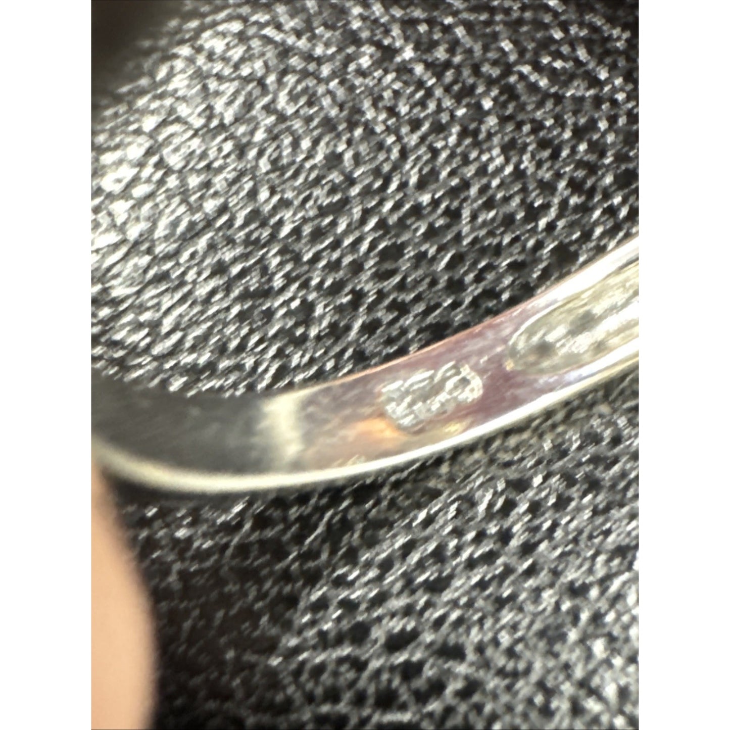 New Condition Sterling Silver Skull Heart Ring 925 Size 7