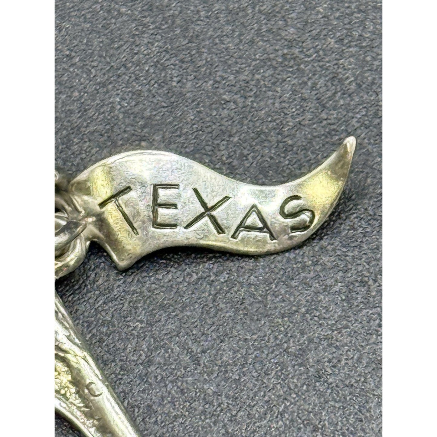 Vintage Sterling Silver Texas Pistol Revolver Charm 925 P3