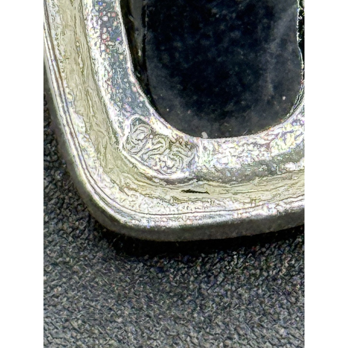 Sterling Silver Onyx 20x15MM Earrings 925 P3