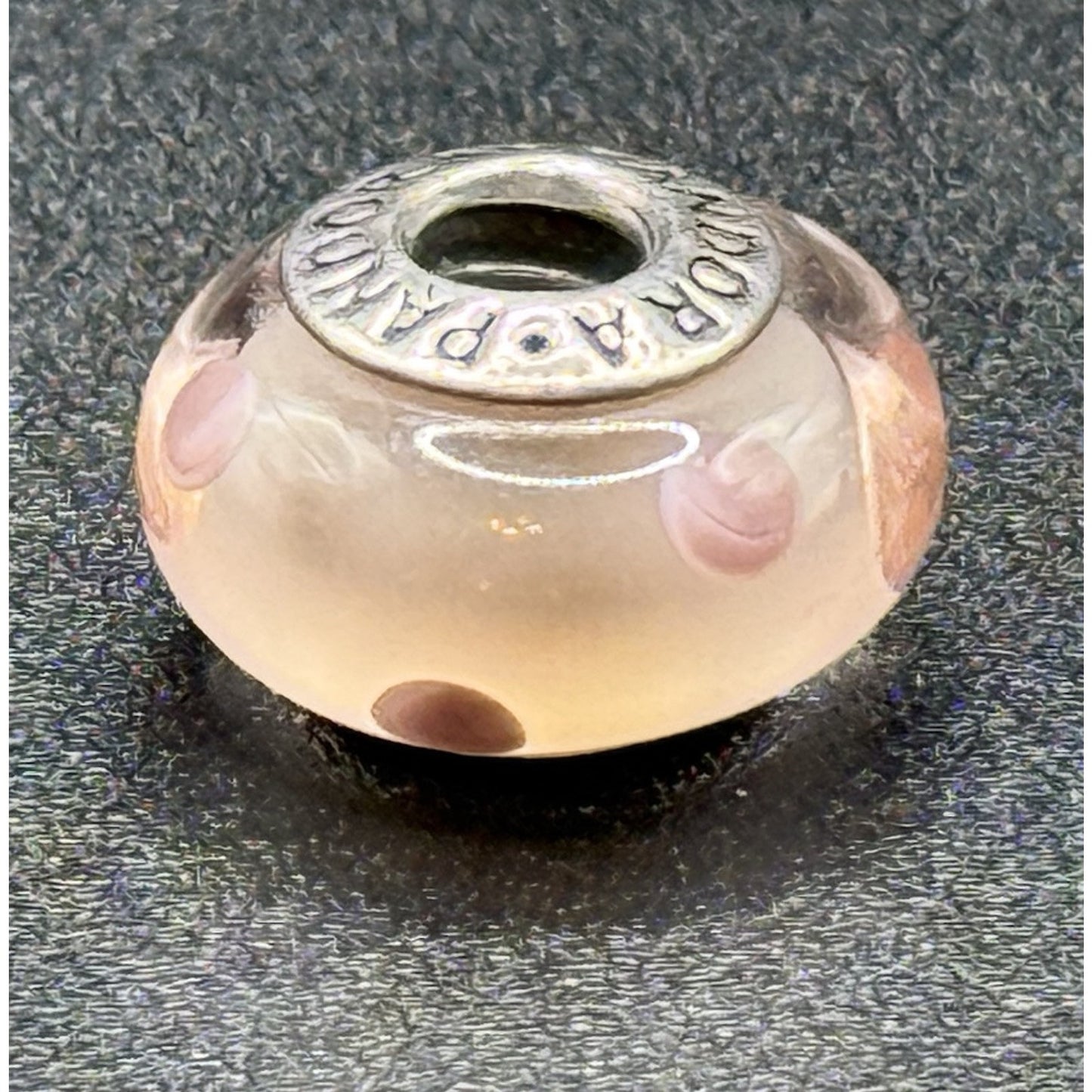 Pandora Pink Bubble Murano ALE 925 N19