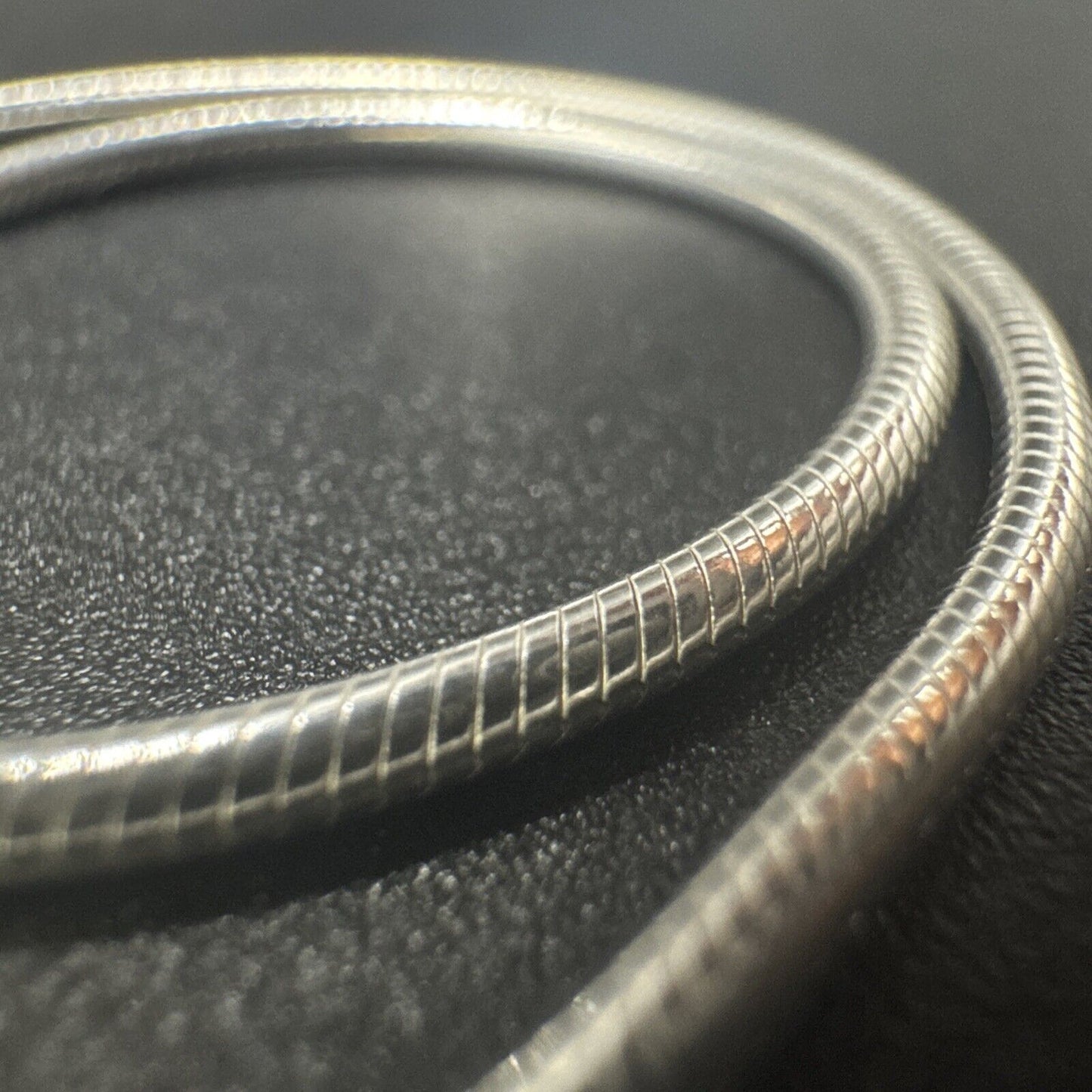 New Condition 20” Sterling Silver Snake Chain Necklace 2mm 925