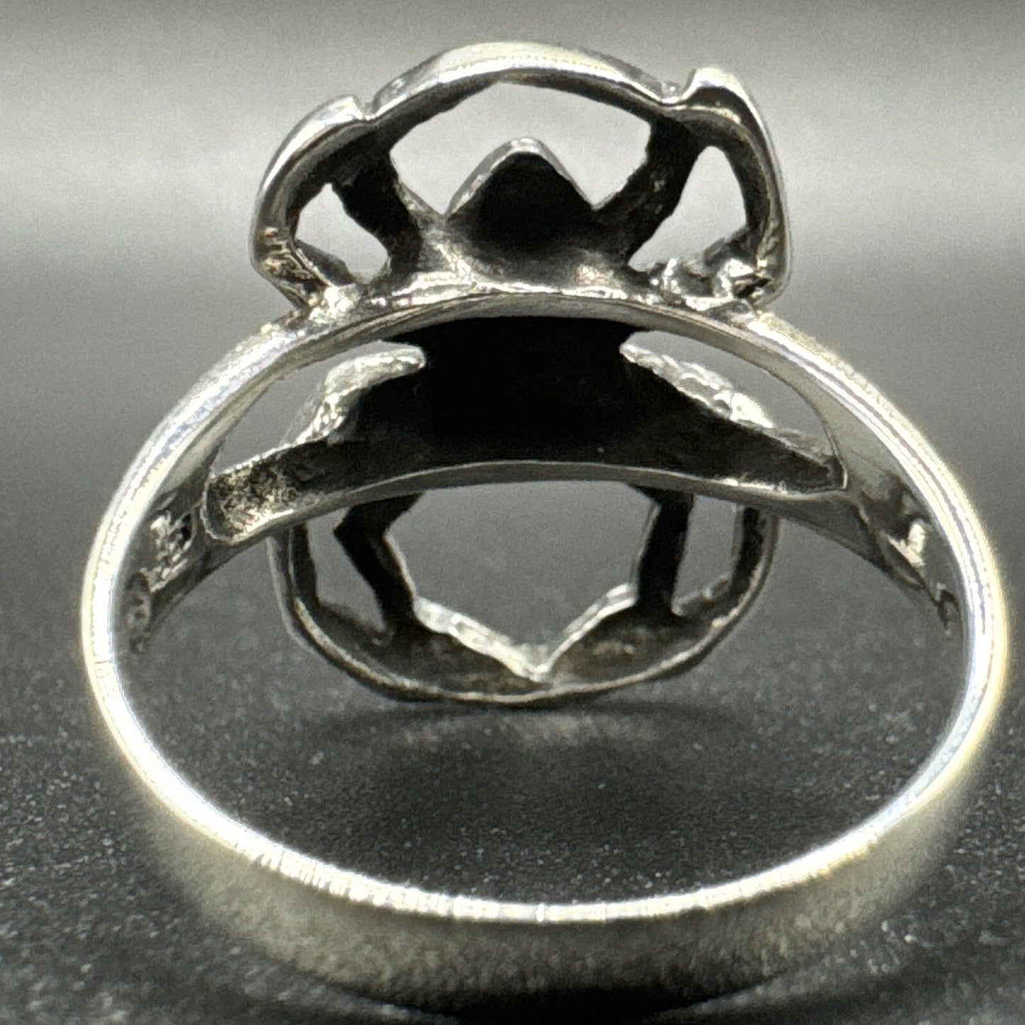 New Condition Sterling Silver Spider Ring 925 Size 6.5