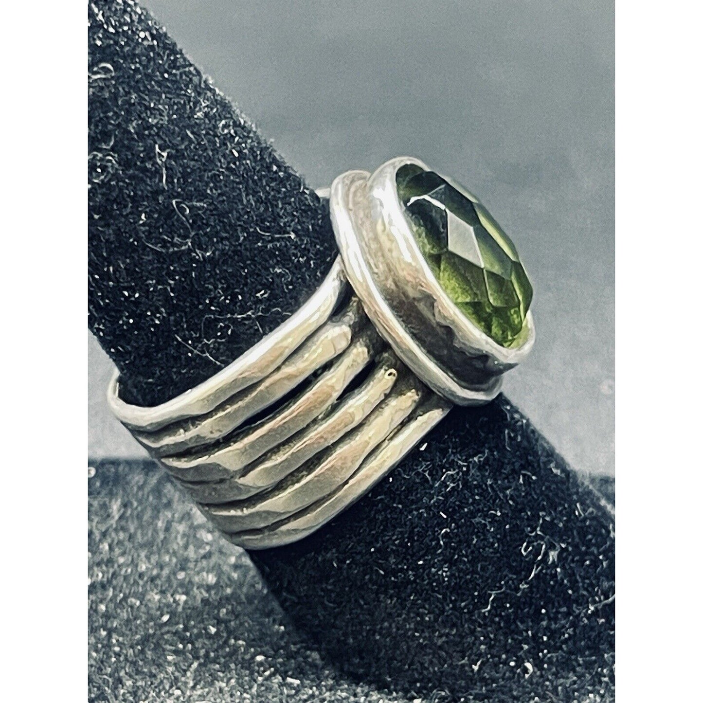 Silpada Sterling Silver Green Quartz Ring Size 5.50 Daintree R1463