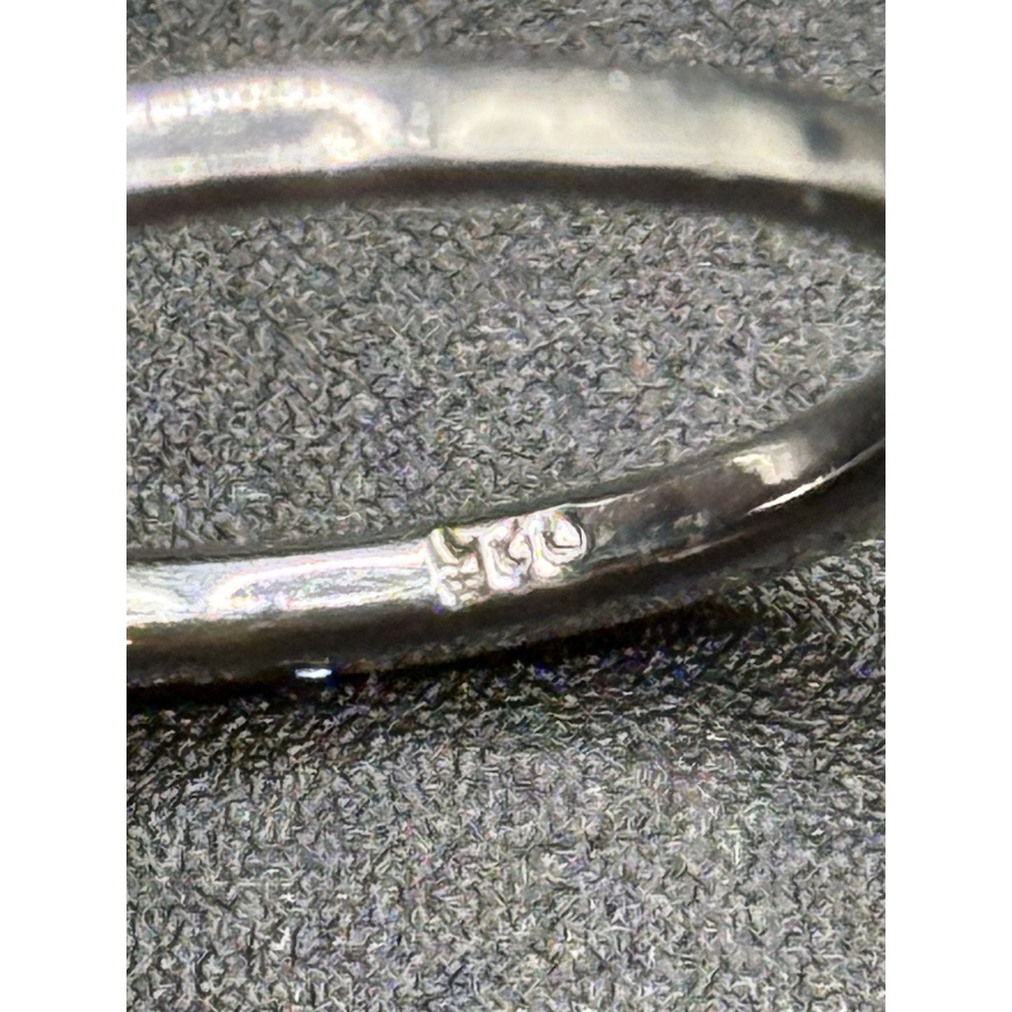 EUC Sterling Silver Cubic Zirconia 14-Stone Band Size 6.25 P5