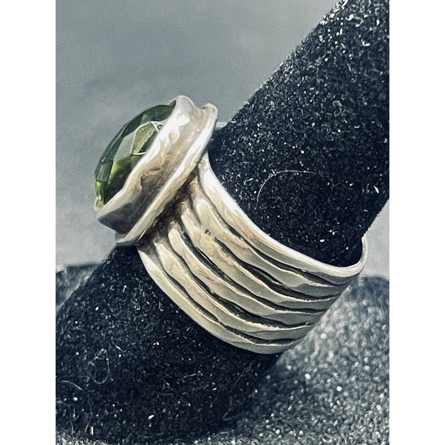 Silpada Sterling Silver Green Quartz Ring Size 5.50 Daintree R1463