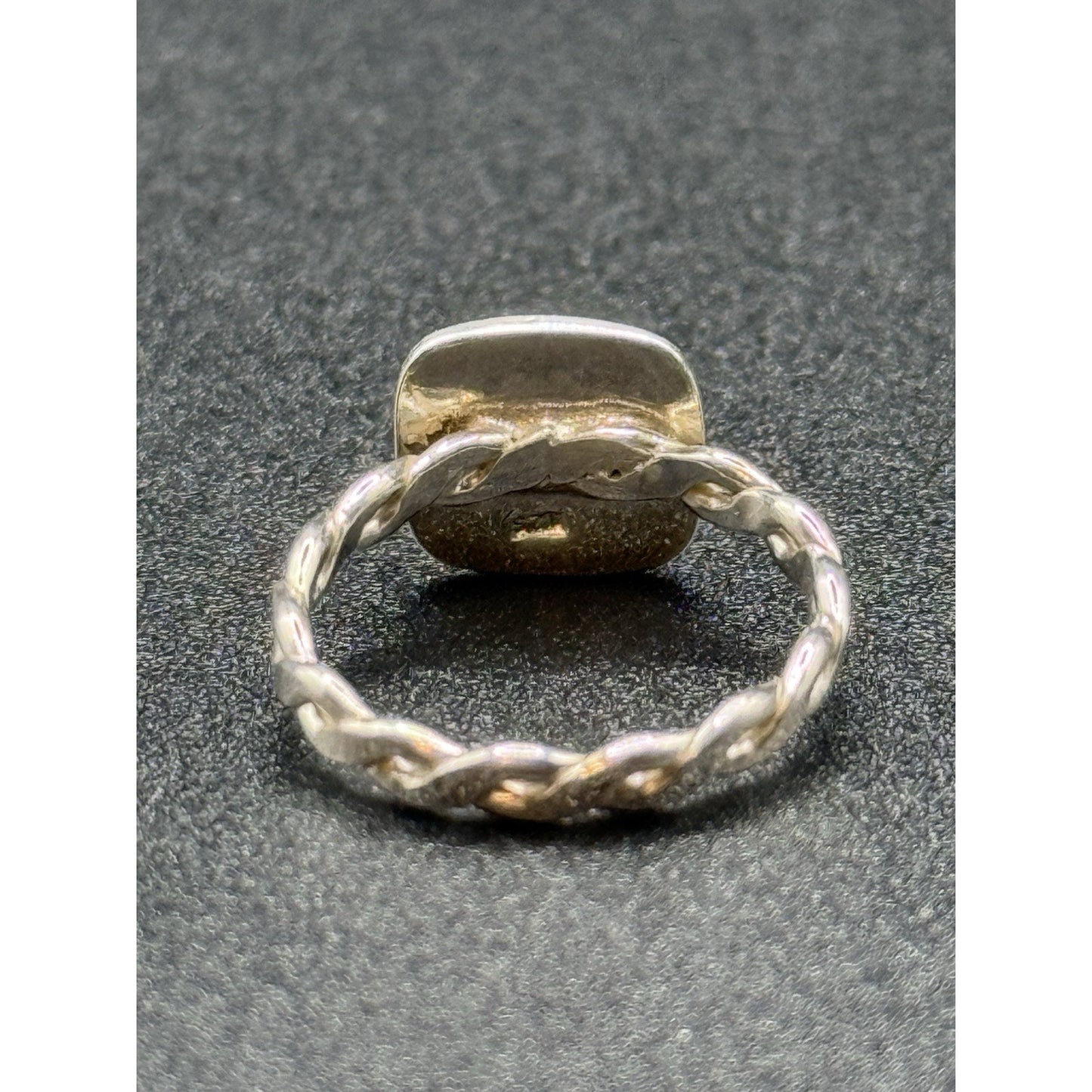 New Condition Sterling Silver Turquoise Ring Size 5.00 925 P19