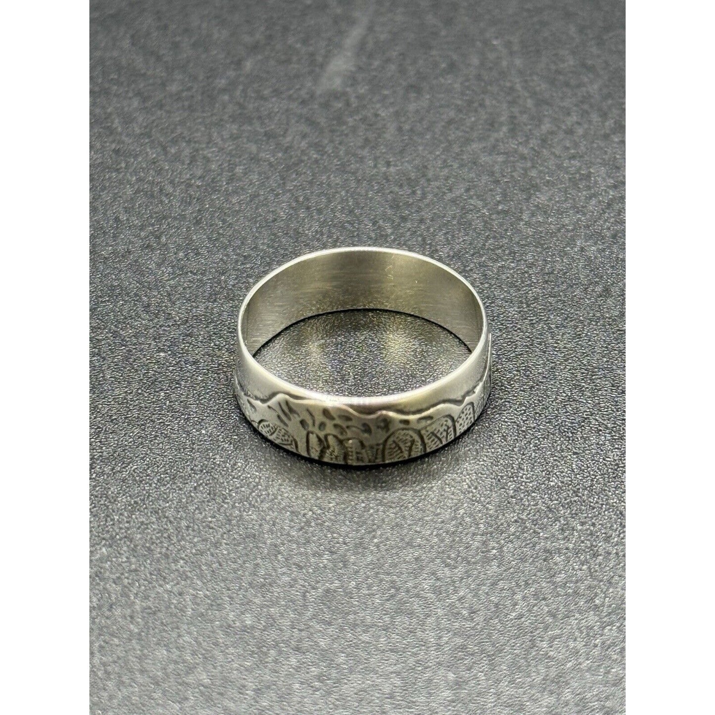 New Condition Sterling Silver Golden Gate Bridge Nature Ring Size 6.50 M8