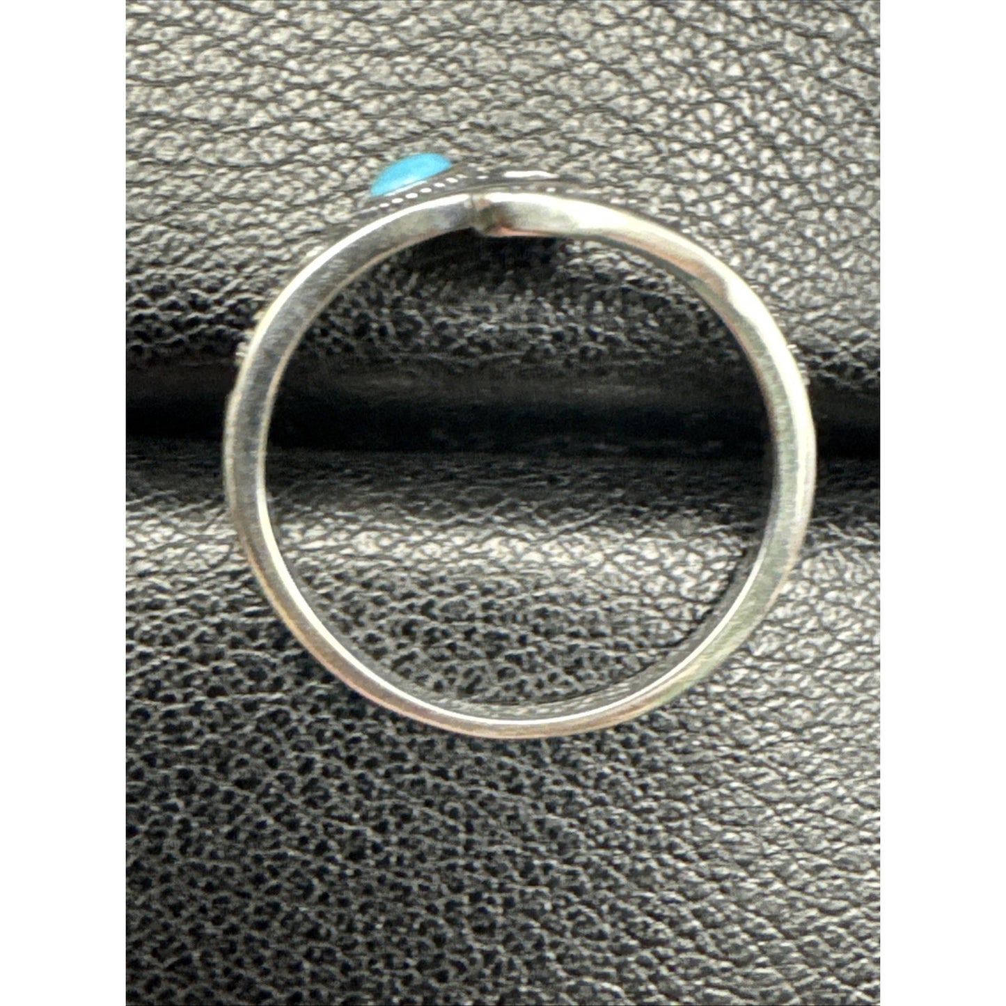 New Condition Sterling Silver Turquoise Celestial Sun Moon Stars Ring Size 7