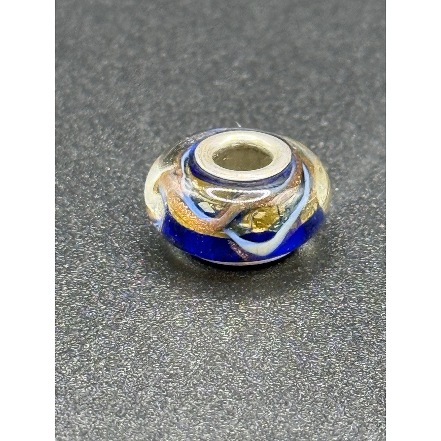 Camilla Sterling Silver Murano Glass Multi Color Charm 925 P10