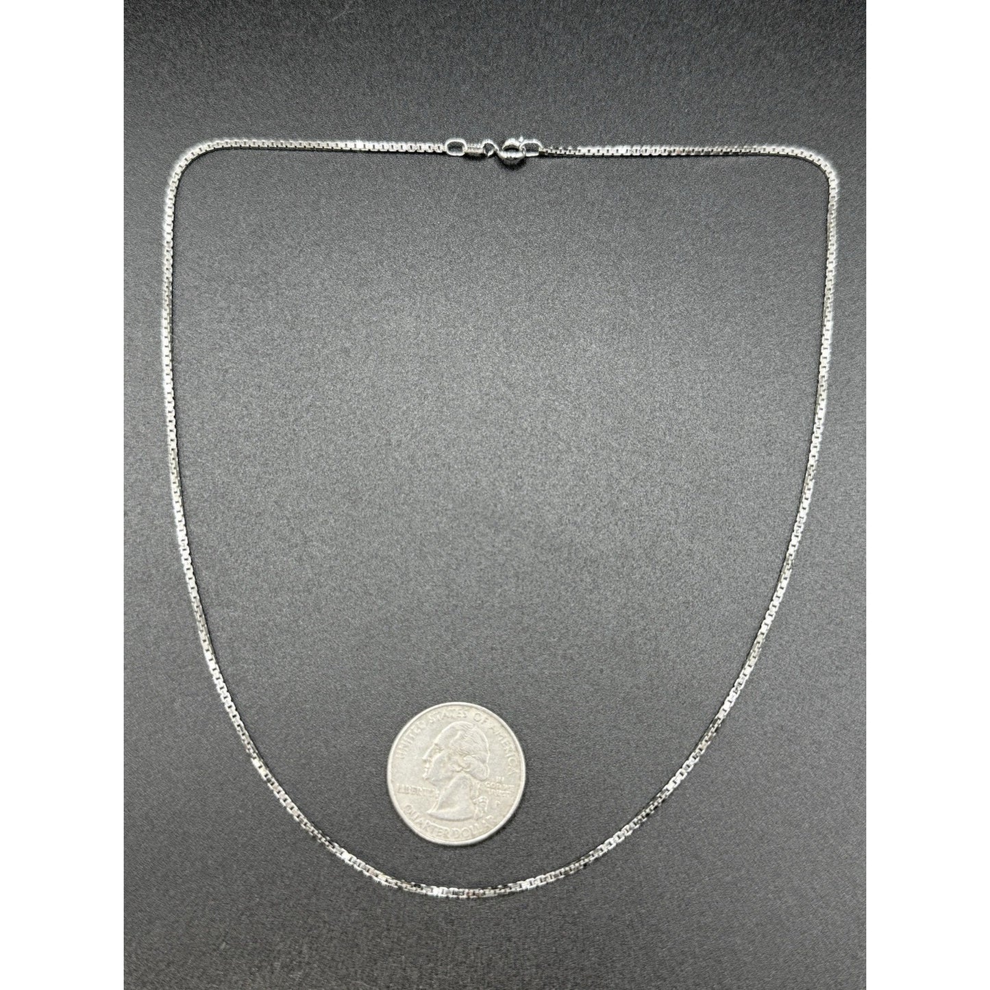 18” Sterling Silver Chain Necklace 1.35MM 4 Grams N13