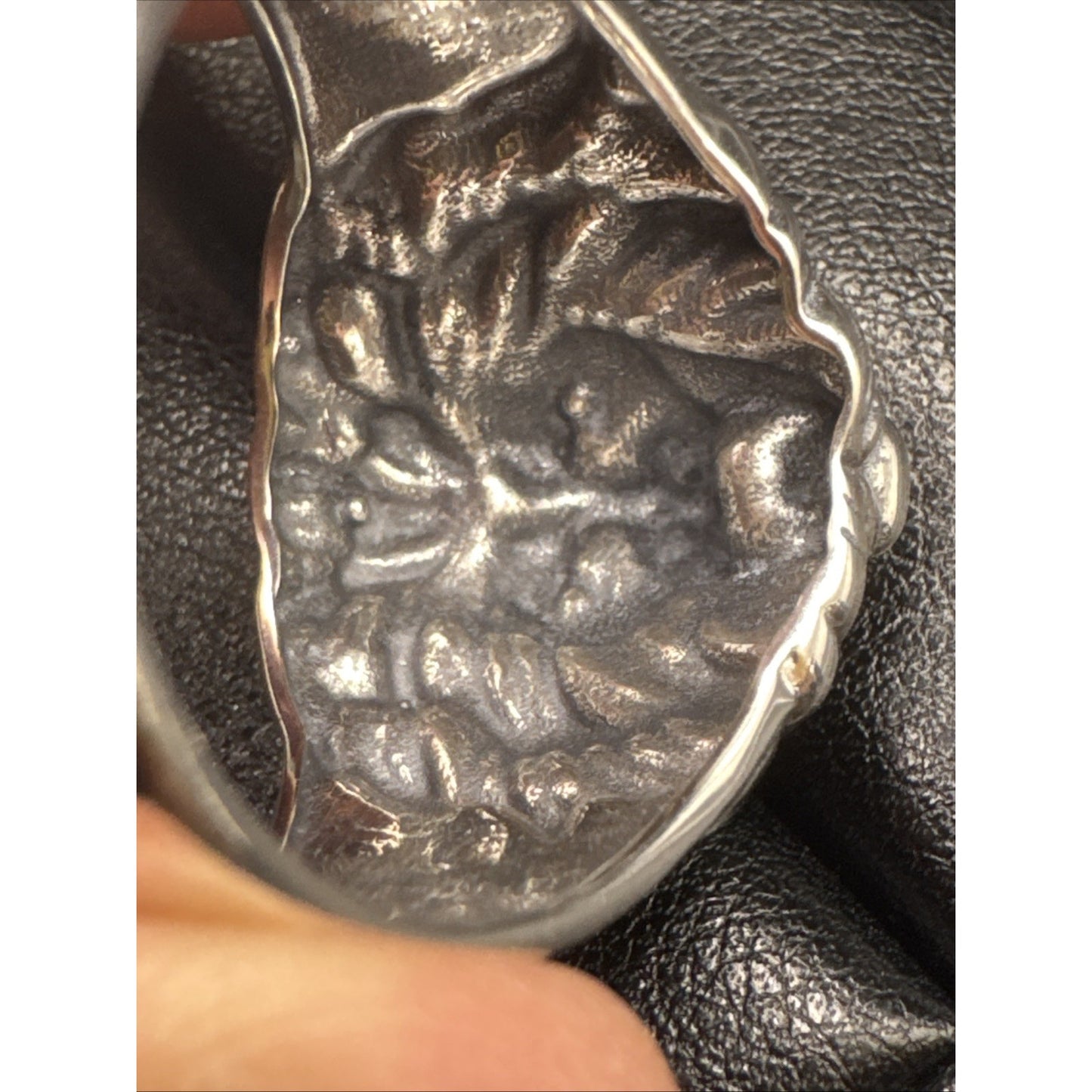 New Condition Sterling Silver Lion Head Ring 925 Size 13