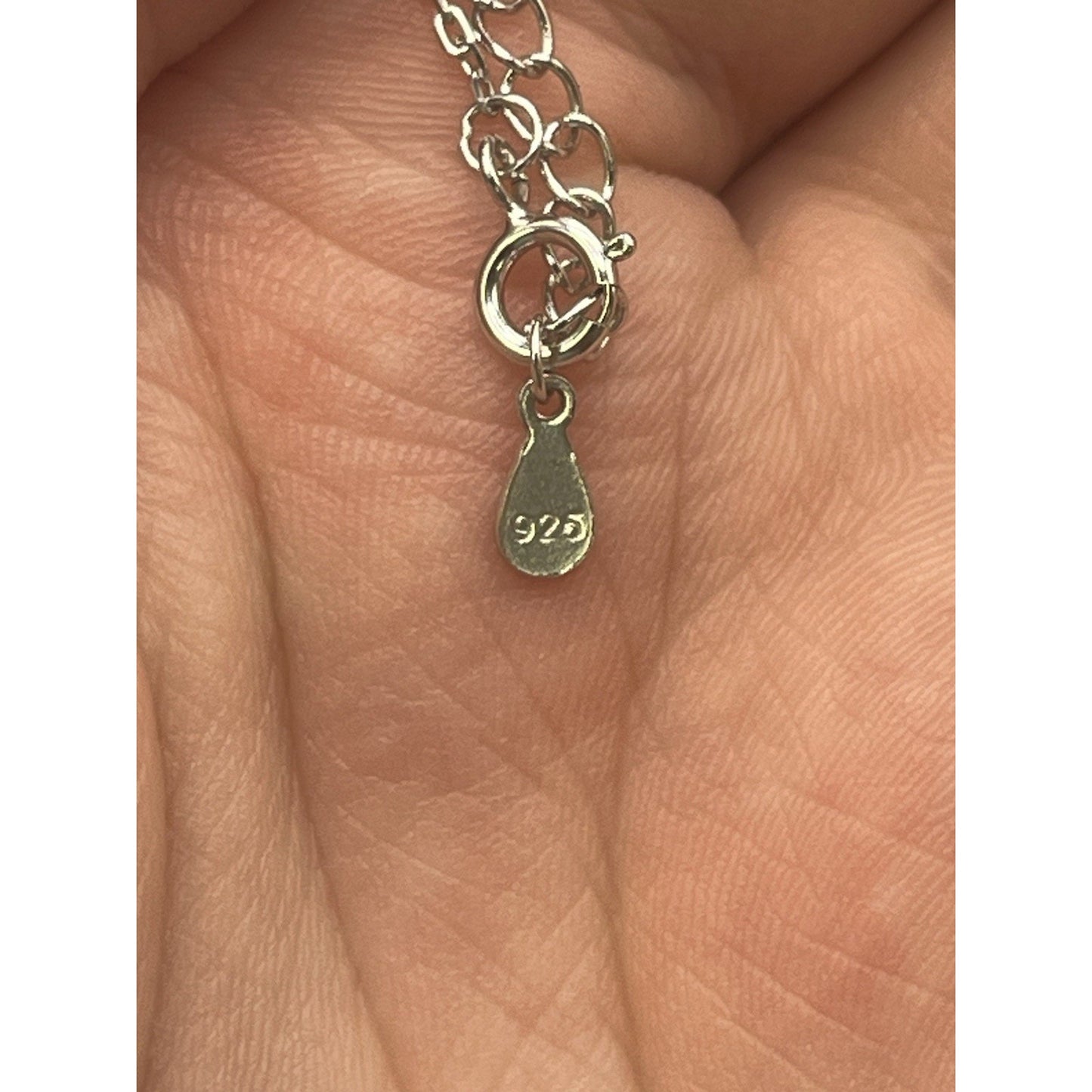 New Condition Sterling Silver Wrench Spanner Tool Pendant Necklace W11