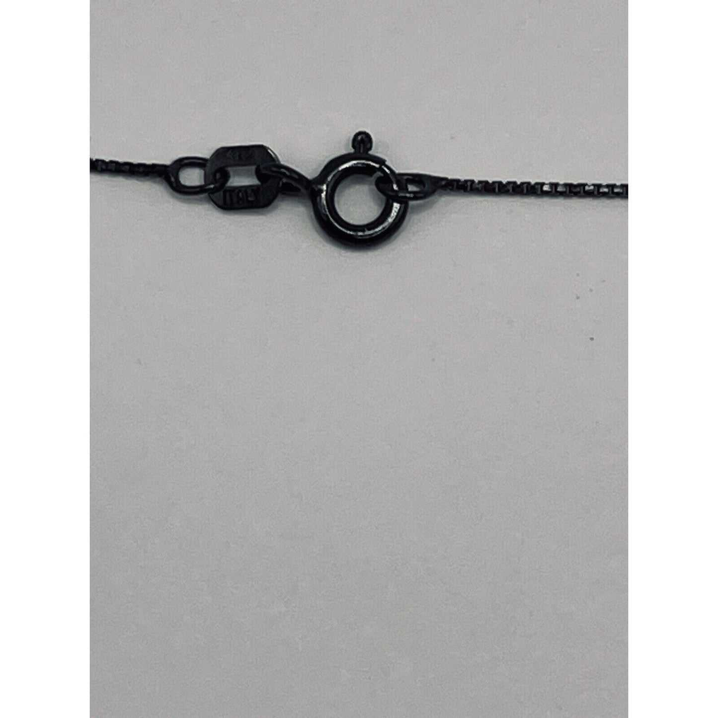 20” New Condition Black Rhodium Box Chain