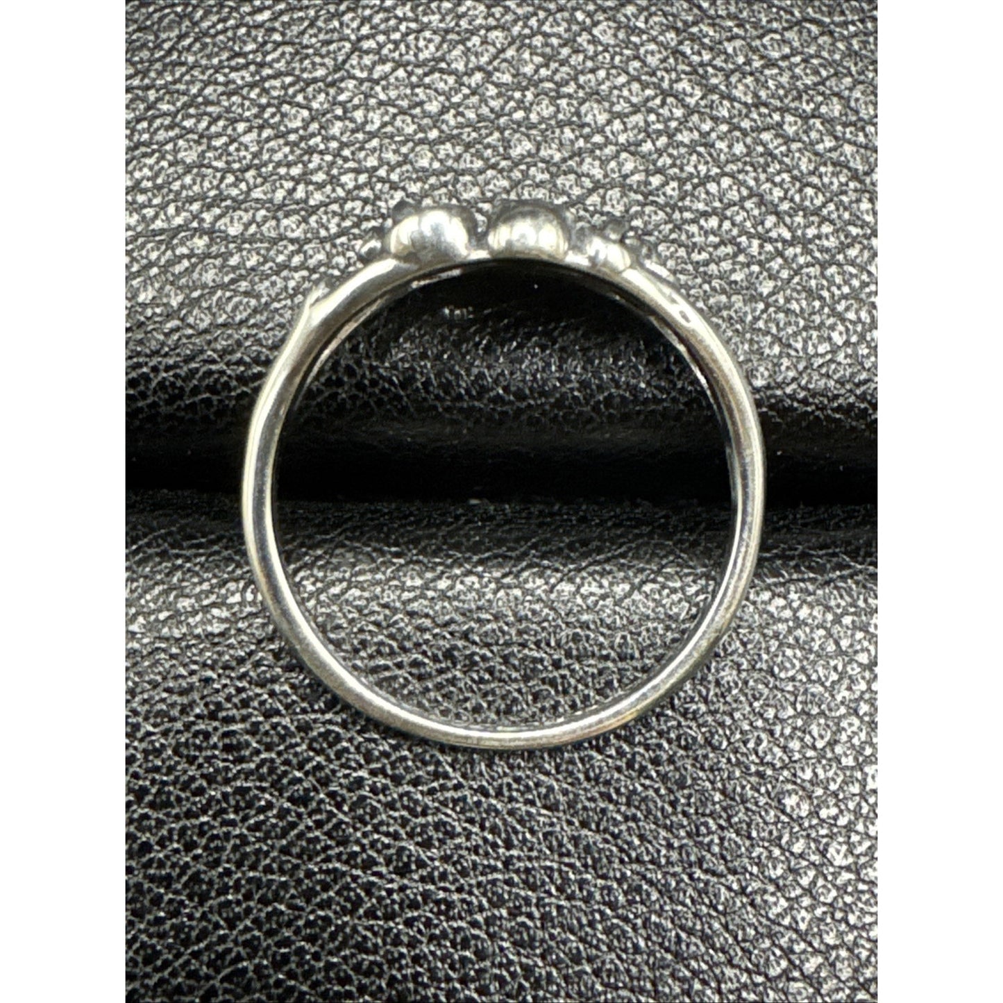 New Condition Sterling Silver Mushroom Skeleton Ring 925 Size 7