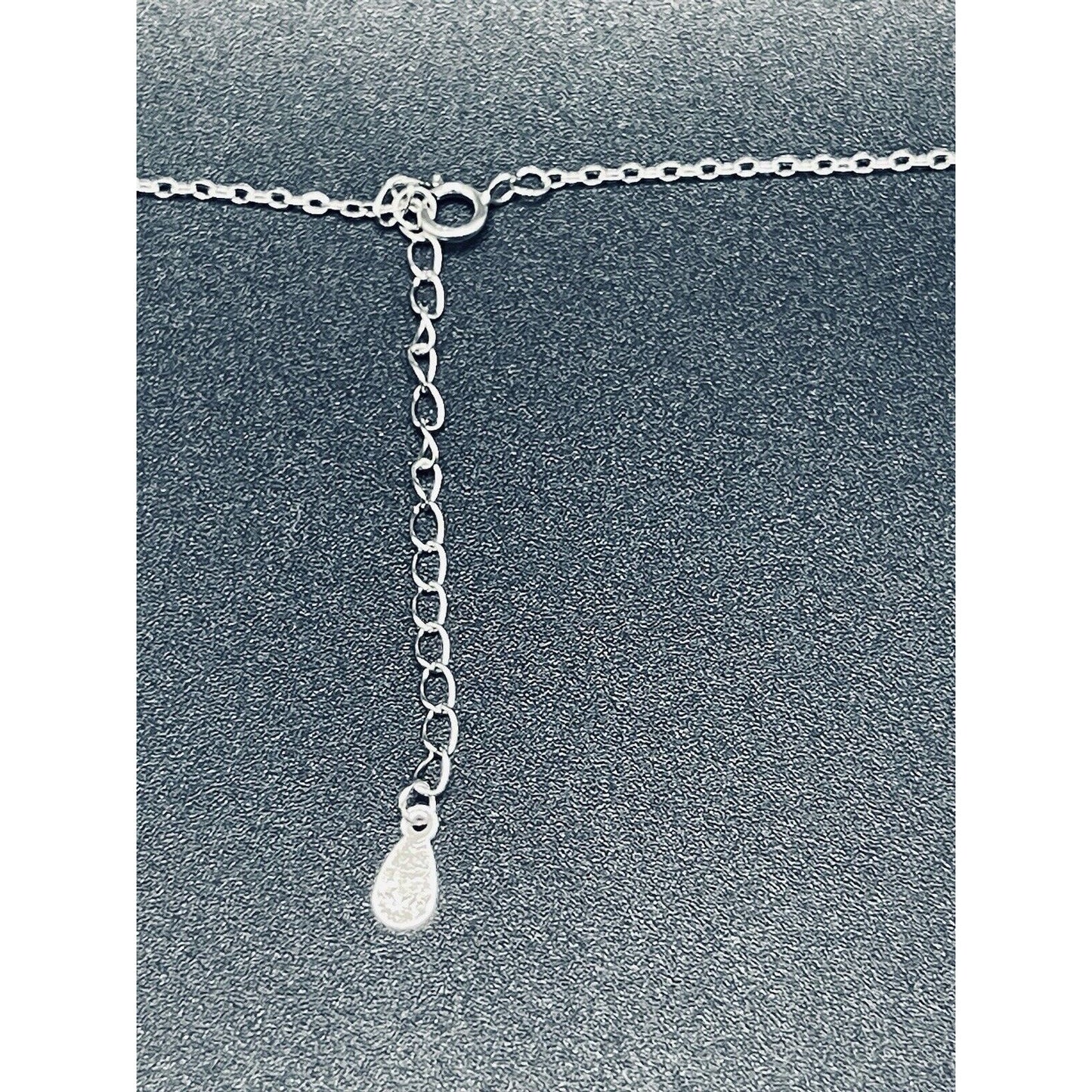 18” New Condition Sterling Silver Cross Pendant Necklace 925