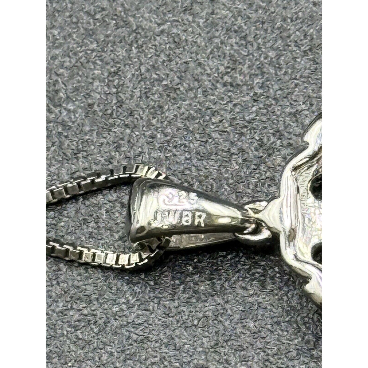 New Sterling Silver Lab Created Ruby White Sapphire Heart Pendant Necklace