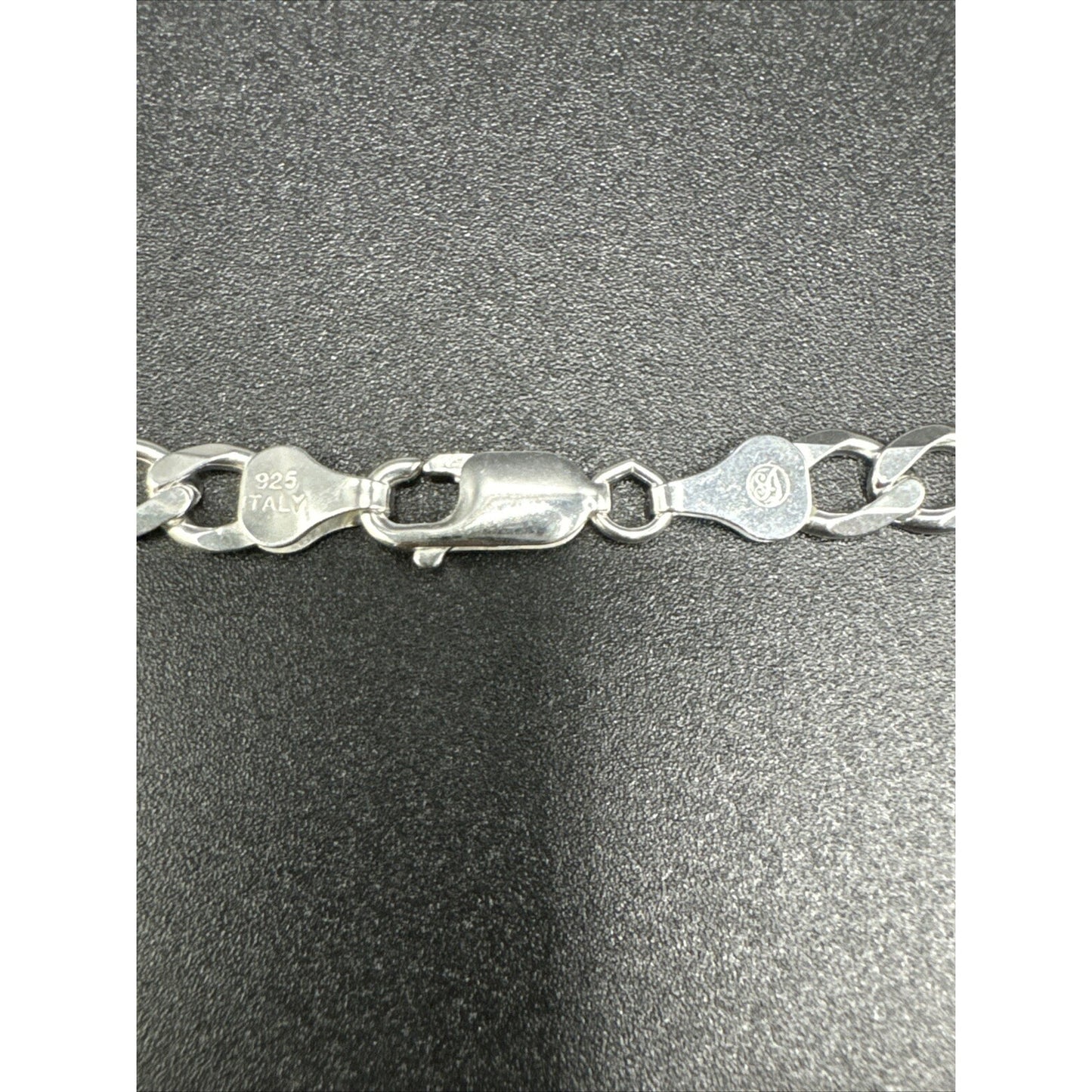New Condition 22" Sterling Silver Figaro Curb Link Chain Necklace 6mm 23g 925