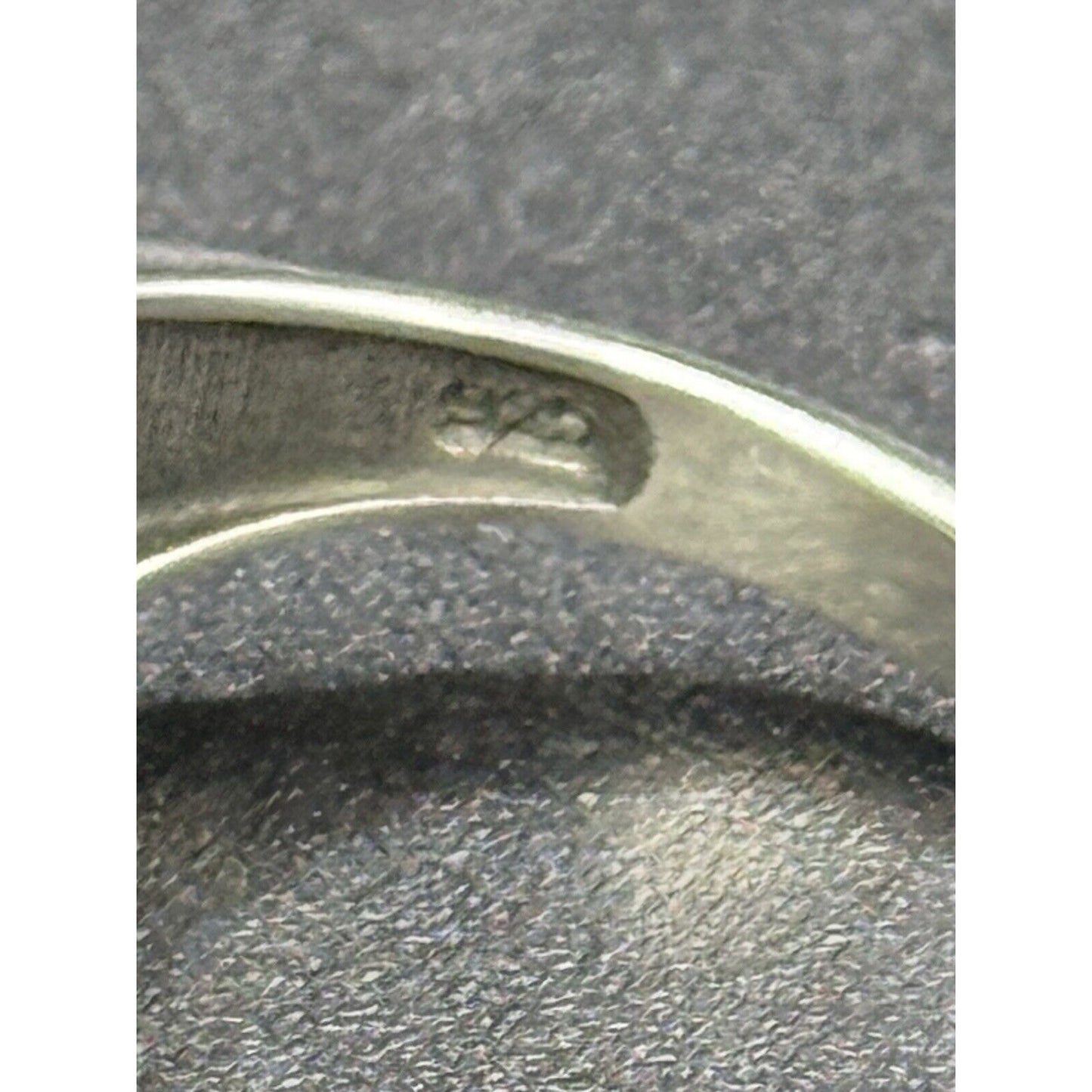 New Condition Sterling Silver Mountains & Moon Ring Size 7.00