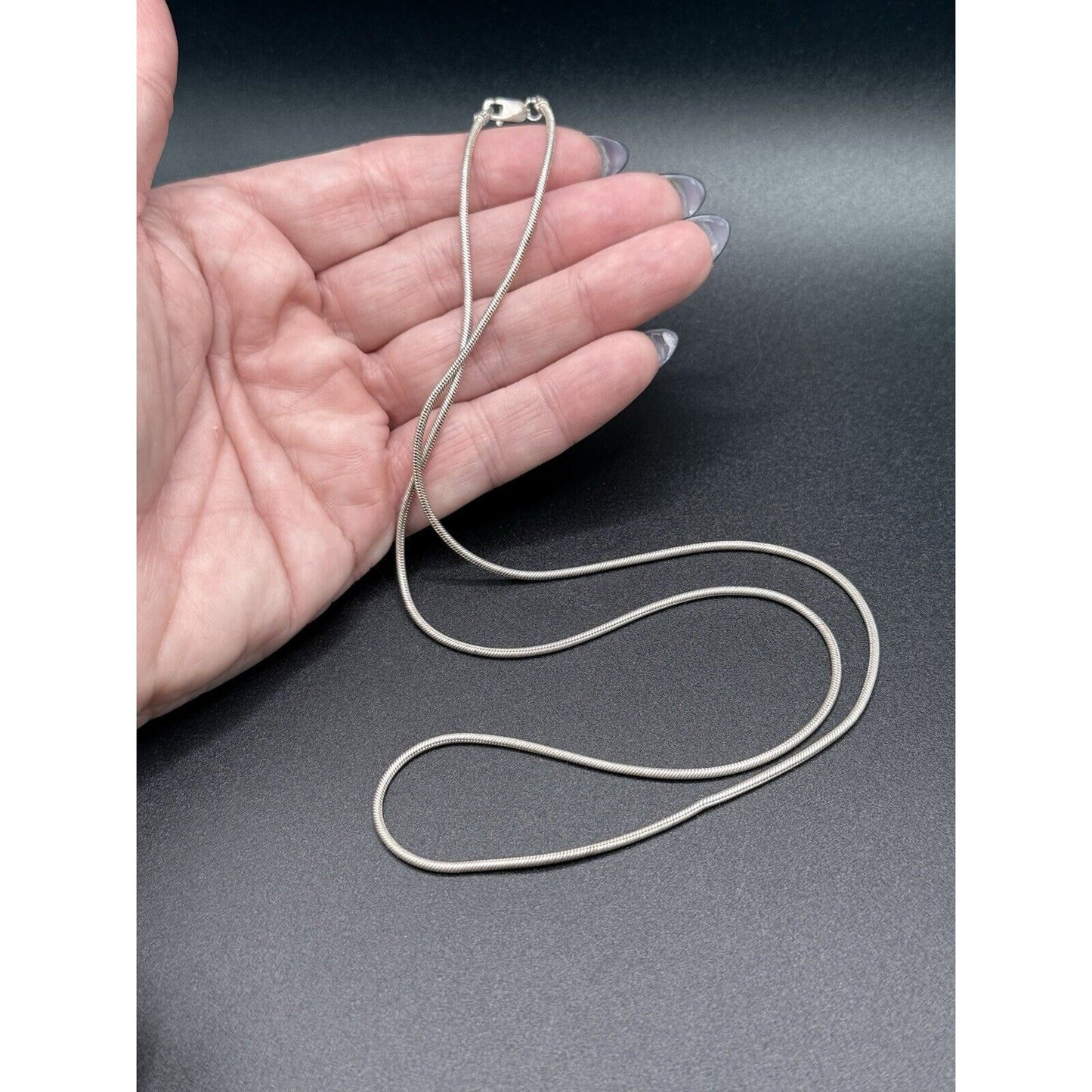 24” Sterling Silver Snake Chain 1.5MM 11 Grams M27