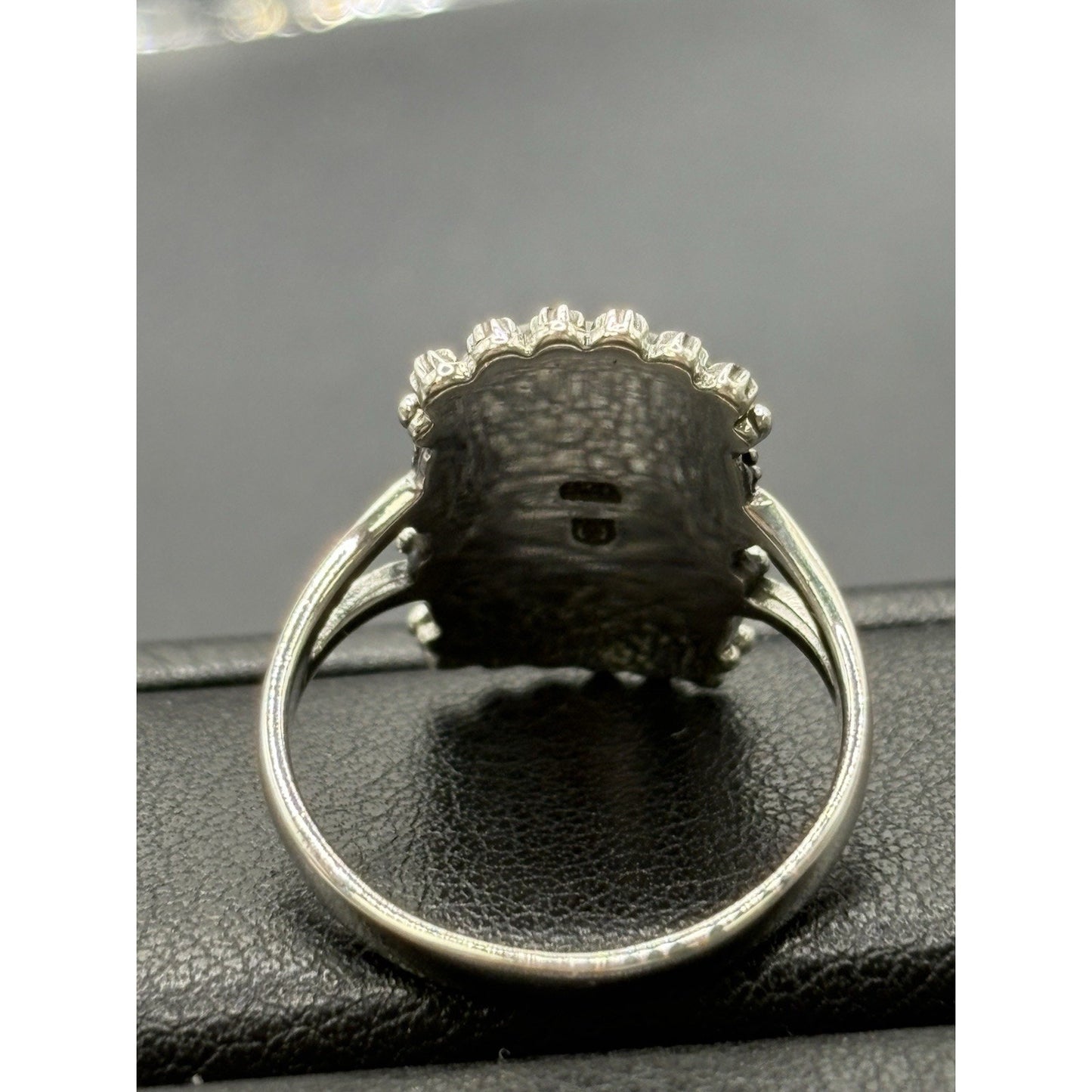 New Condition Sterling Silver Moonstone Turquoise Ring Size 10 925