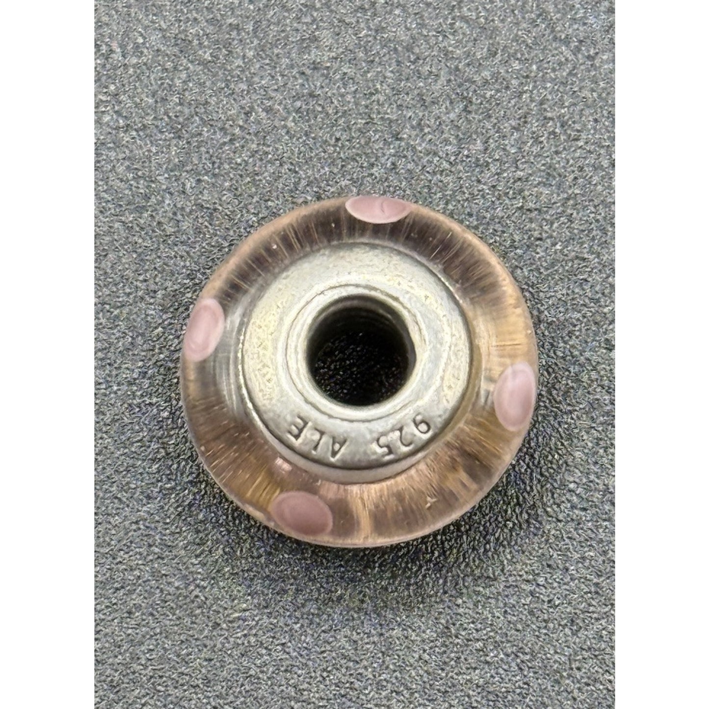 Pandora Pink Bubble Murano ALE 925 N19