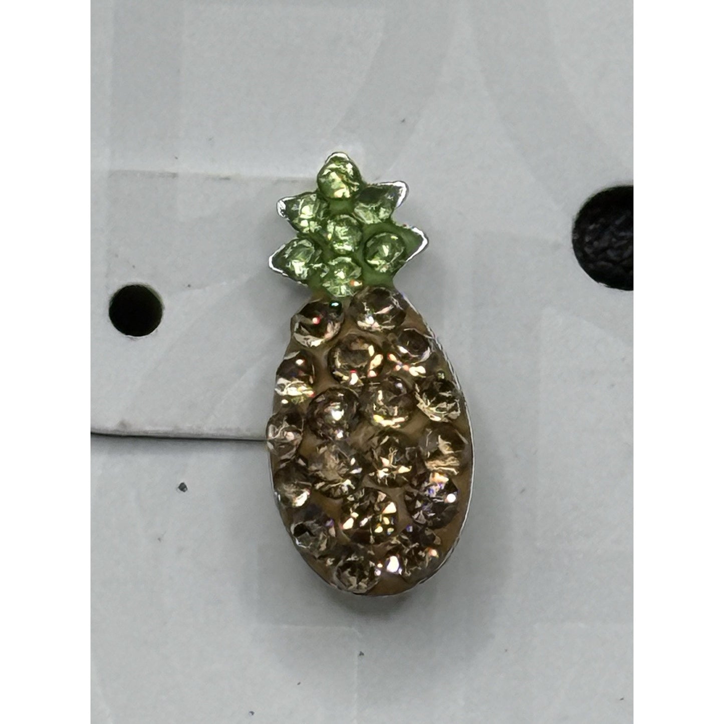 Giani Bernini Sterling Silver Crystals Pineapple Earrings N19
