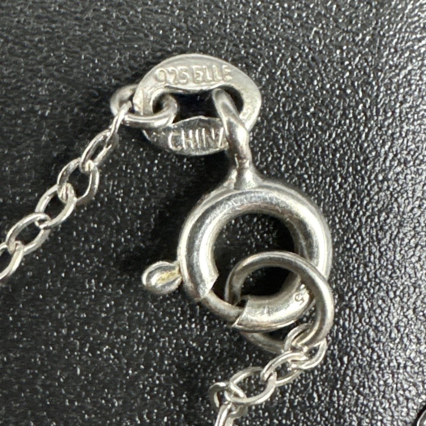 20” Sterling Silver CZ Encrusted Hershey Kiss Pendant Necklace 925 R01