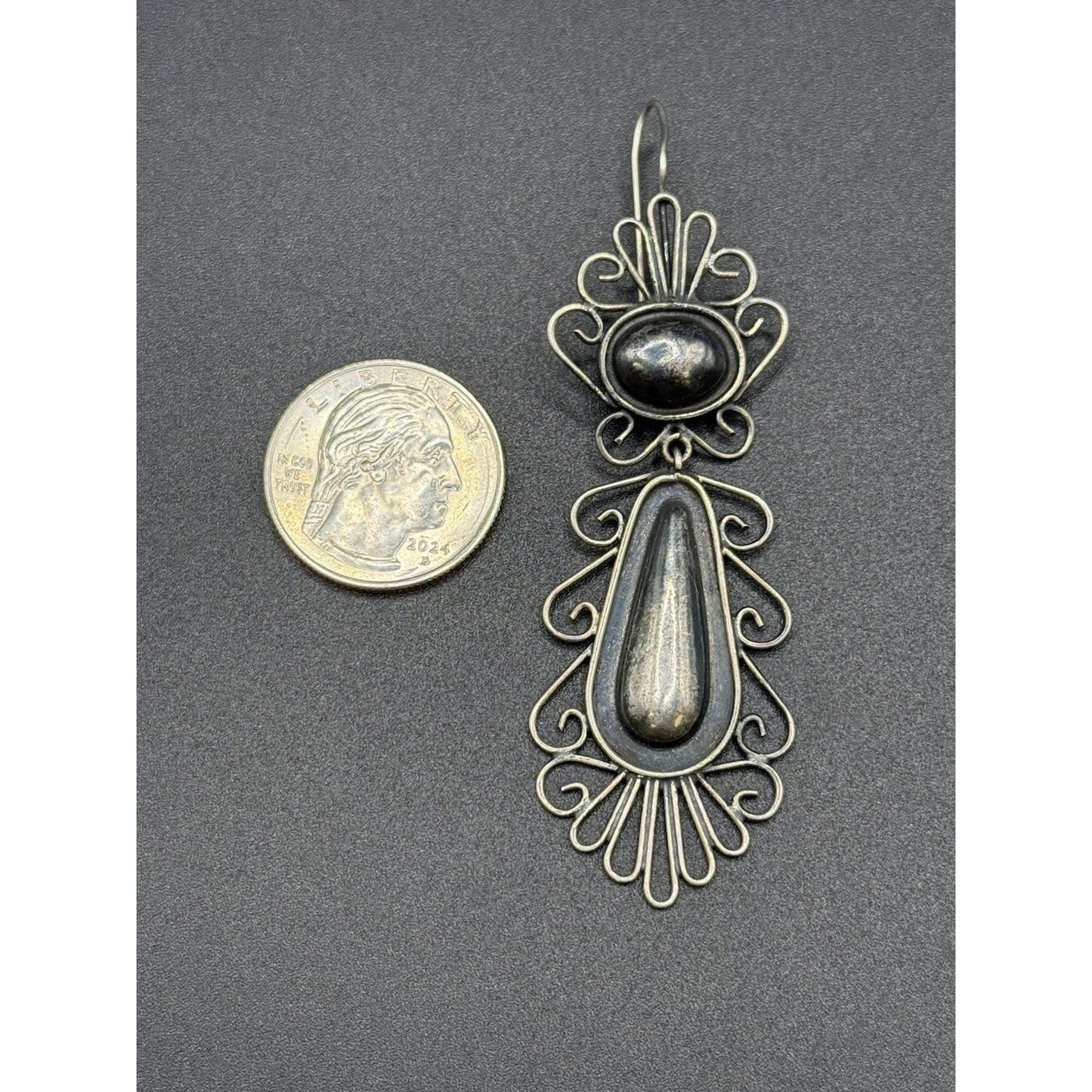 Native American Sterling Silver Single Earring ONE Only P10