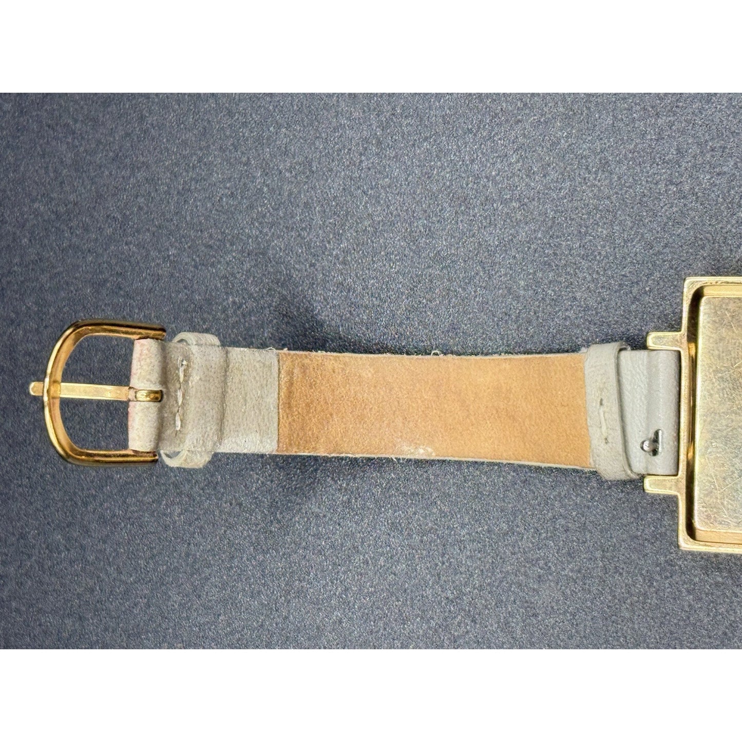 Olivia Burton Gold Tone Square Watch New Battery N18