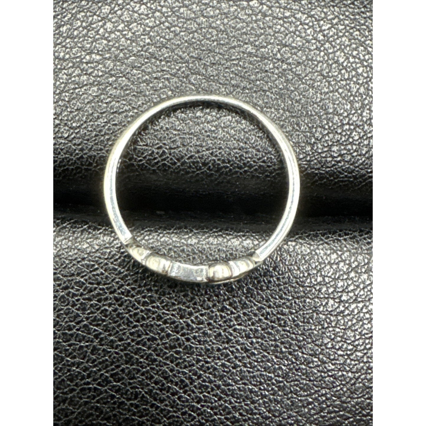 New Condition Sterling Silver Bicycle Infinity Ring 925 Size 7