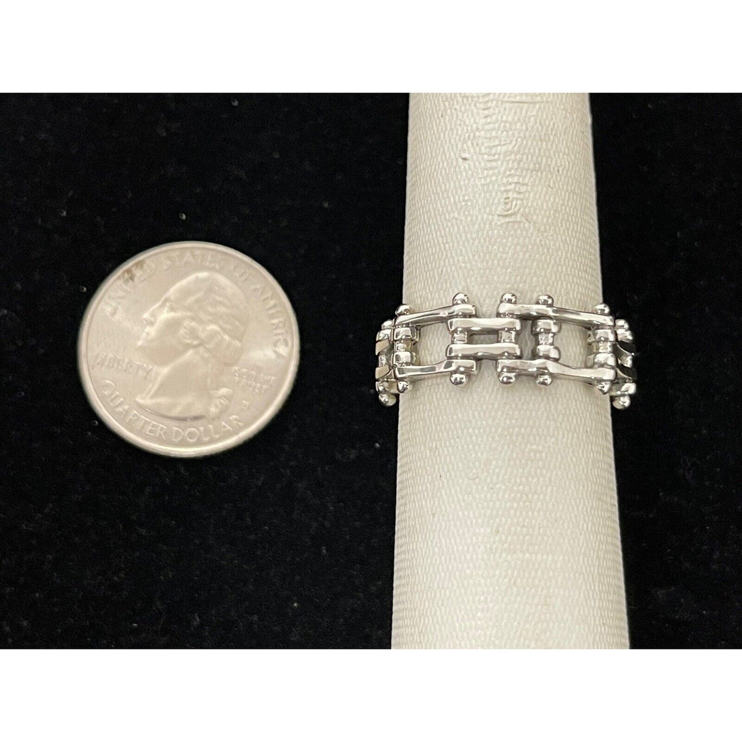 Ladies Sterling Silver Bicycle Chain Size 7.00 925 New Condition