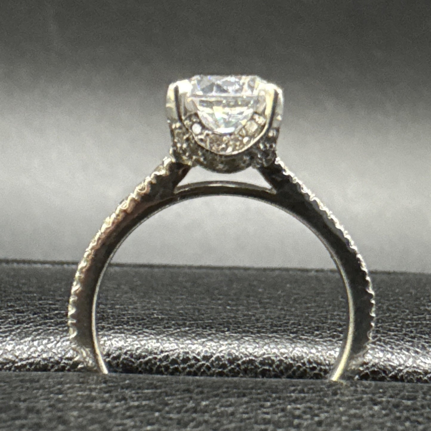 EUC Sterling Silver CZ Engagement Ring 925 Size 6.25 P2