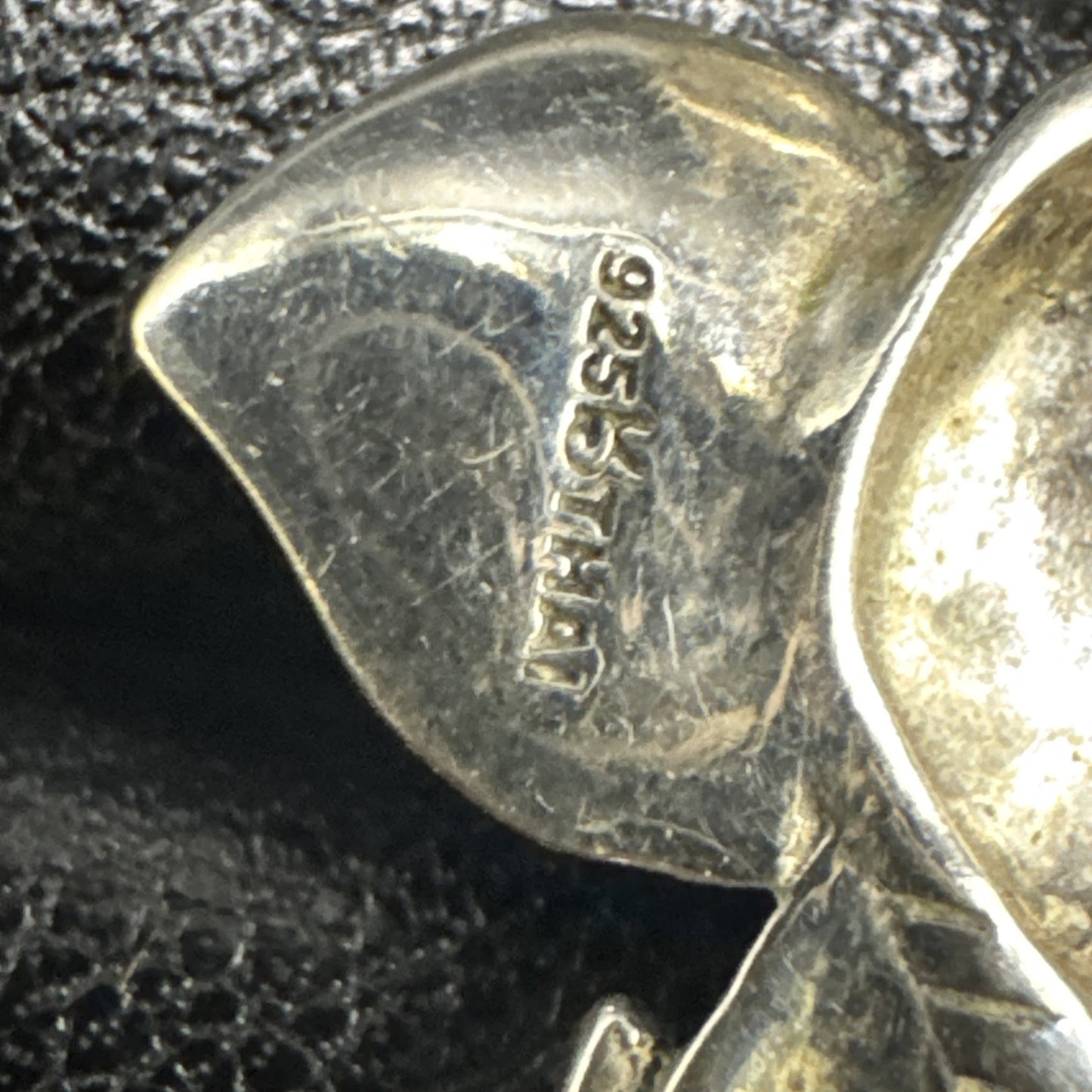 Sterling Silver Marcasite Elephant Pendant 925 P2