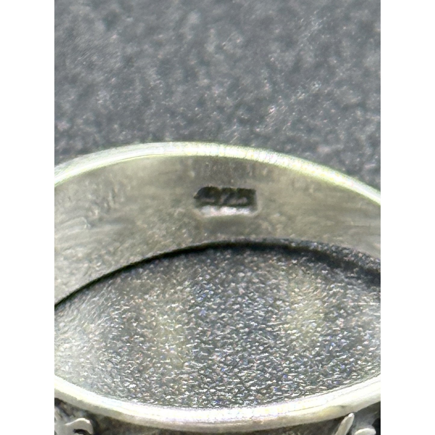 New Condition Sterling Silver Palm Trees Beach Ring Size 6.50 P7