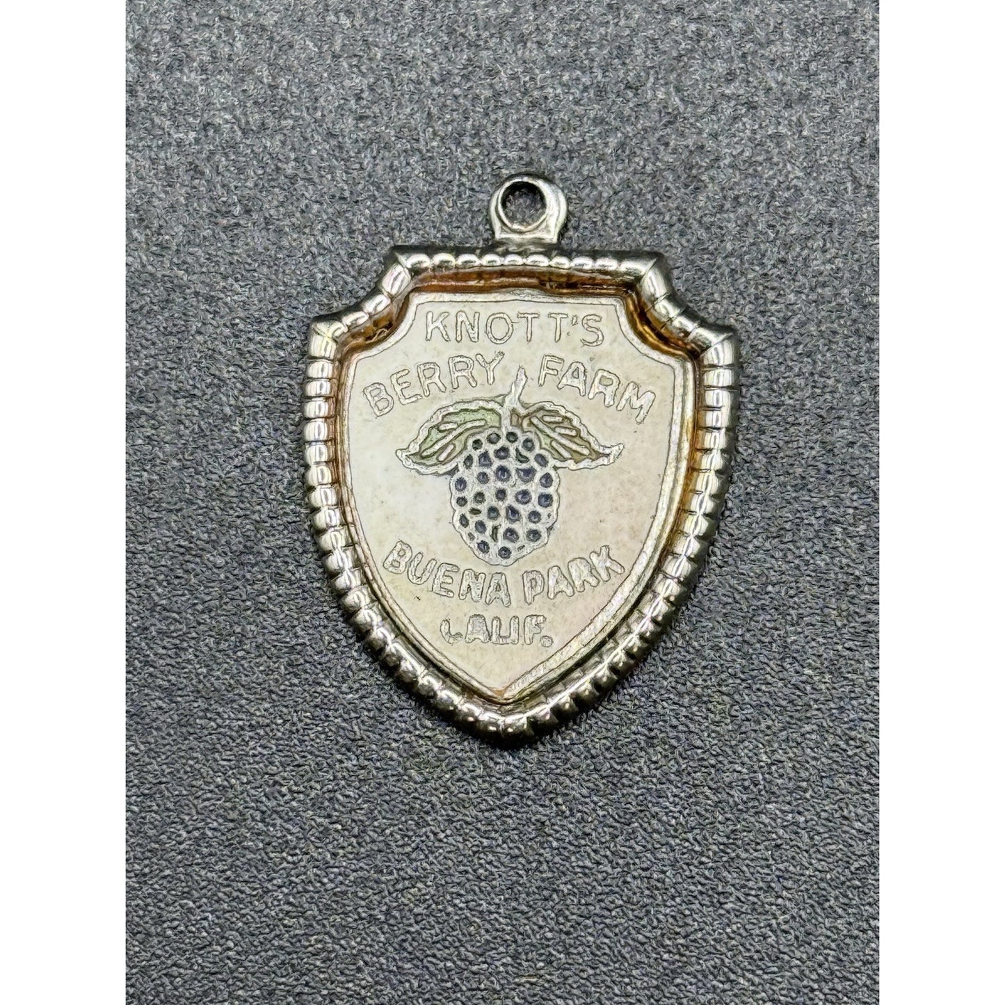 Vintage MCM Sterling Silver Knotts Berry Farm Charm 925 P3