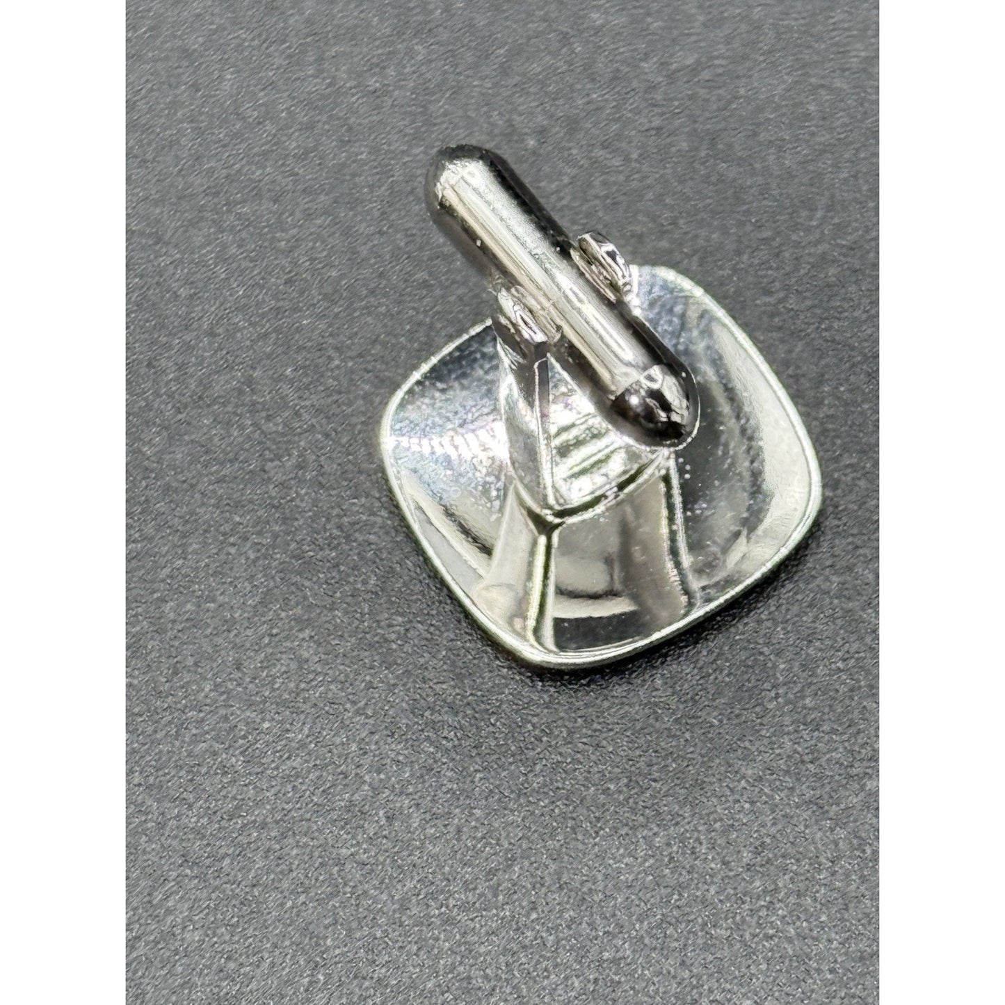 Excellent Used Condition Sterling Silver Cuff Links Engraveable 7 Grams N13