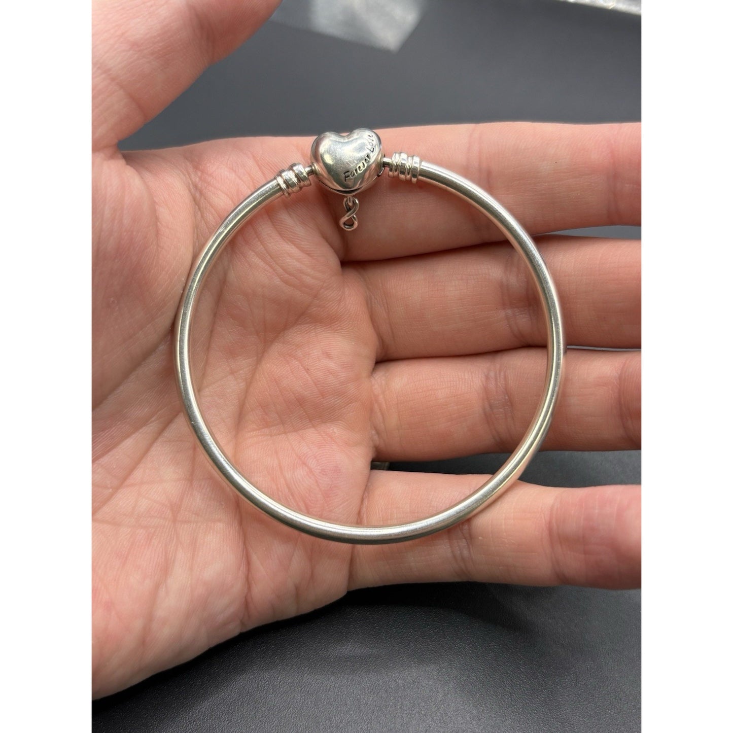 6.5" Pandora “Forever Love” Charm Bracelet Infinity ALE W16