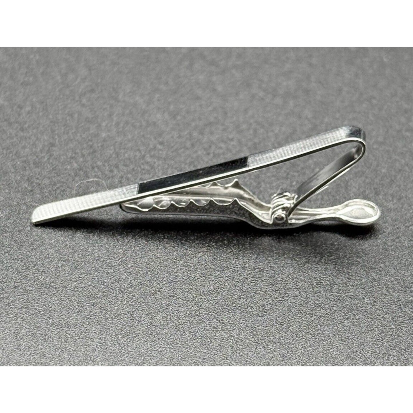 Excellent Used Condition Sterling Silver Tie Clip Engravable 4 Grams 925 N11