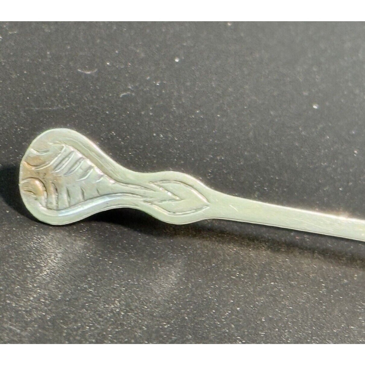 2.5” Sterling Silver Spoon Bar Brooch Pin 925 M24