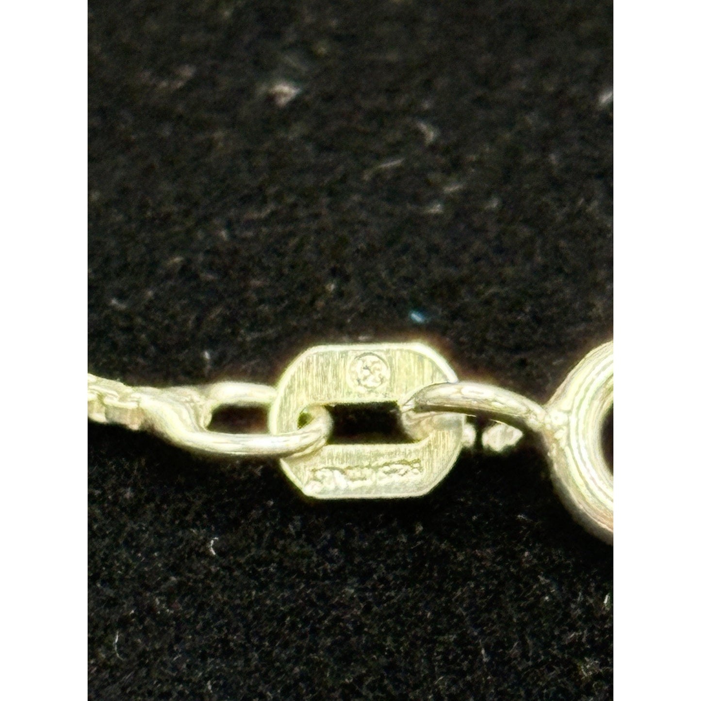 New Condition 18" Sterling Silver Lab Blue Opal Celtic Cross Necklace