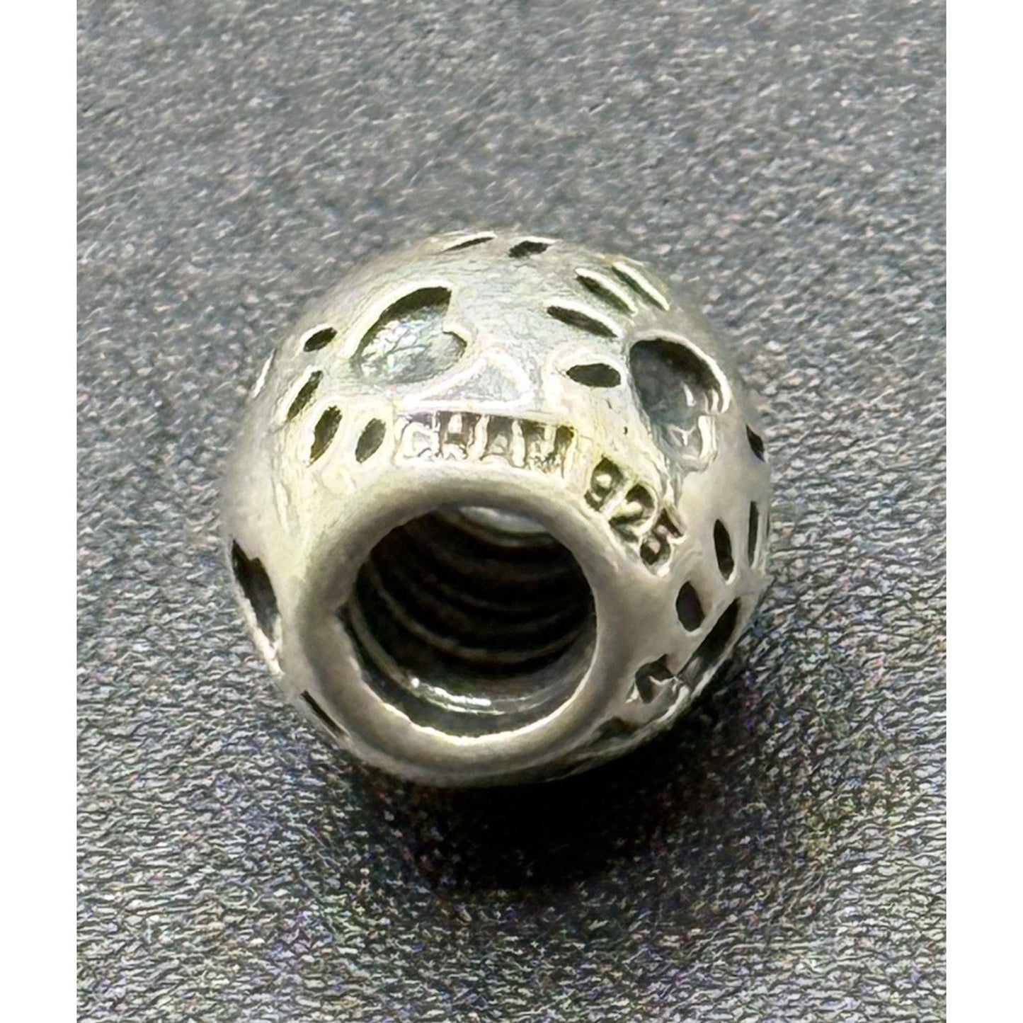 Chamilia Sterling Silver Paw Print Enamel Charm P18