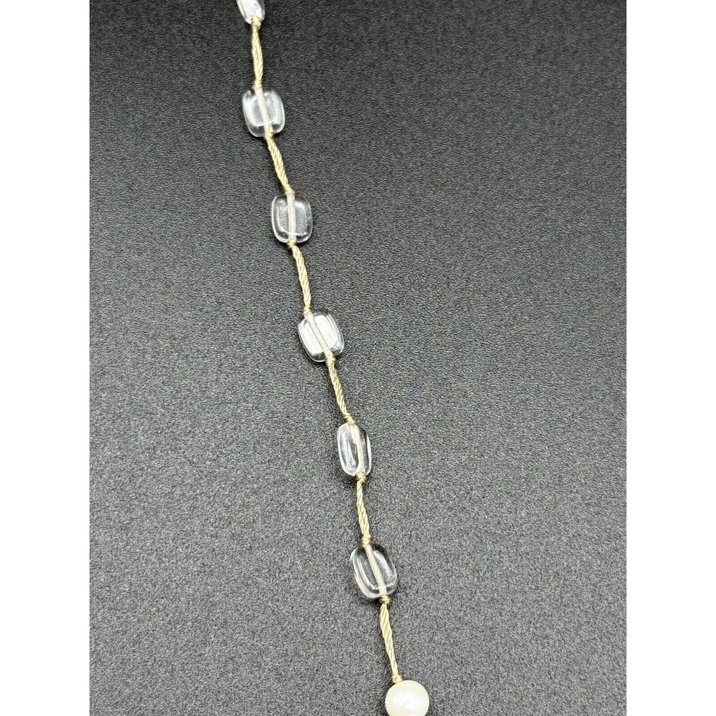 Silpada 30” Multi Gemstone Necklace Pearl Crystal N11