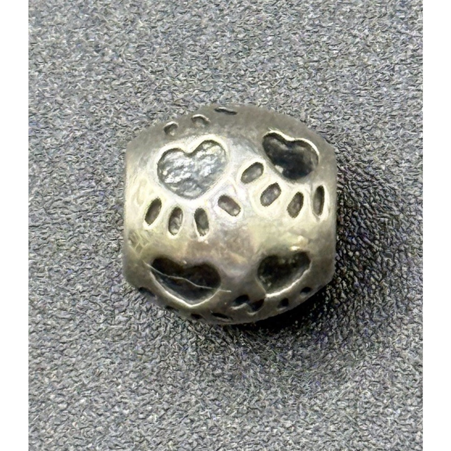 Chamilia Sterling Silver Paw Print Enamel Charm P18
